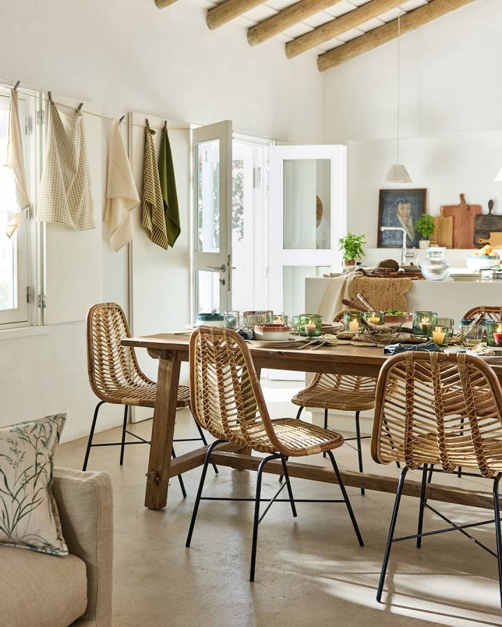 salle à manger avec poutres décoration naturelle salle à manger avec poutres décoration naturelle