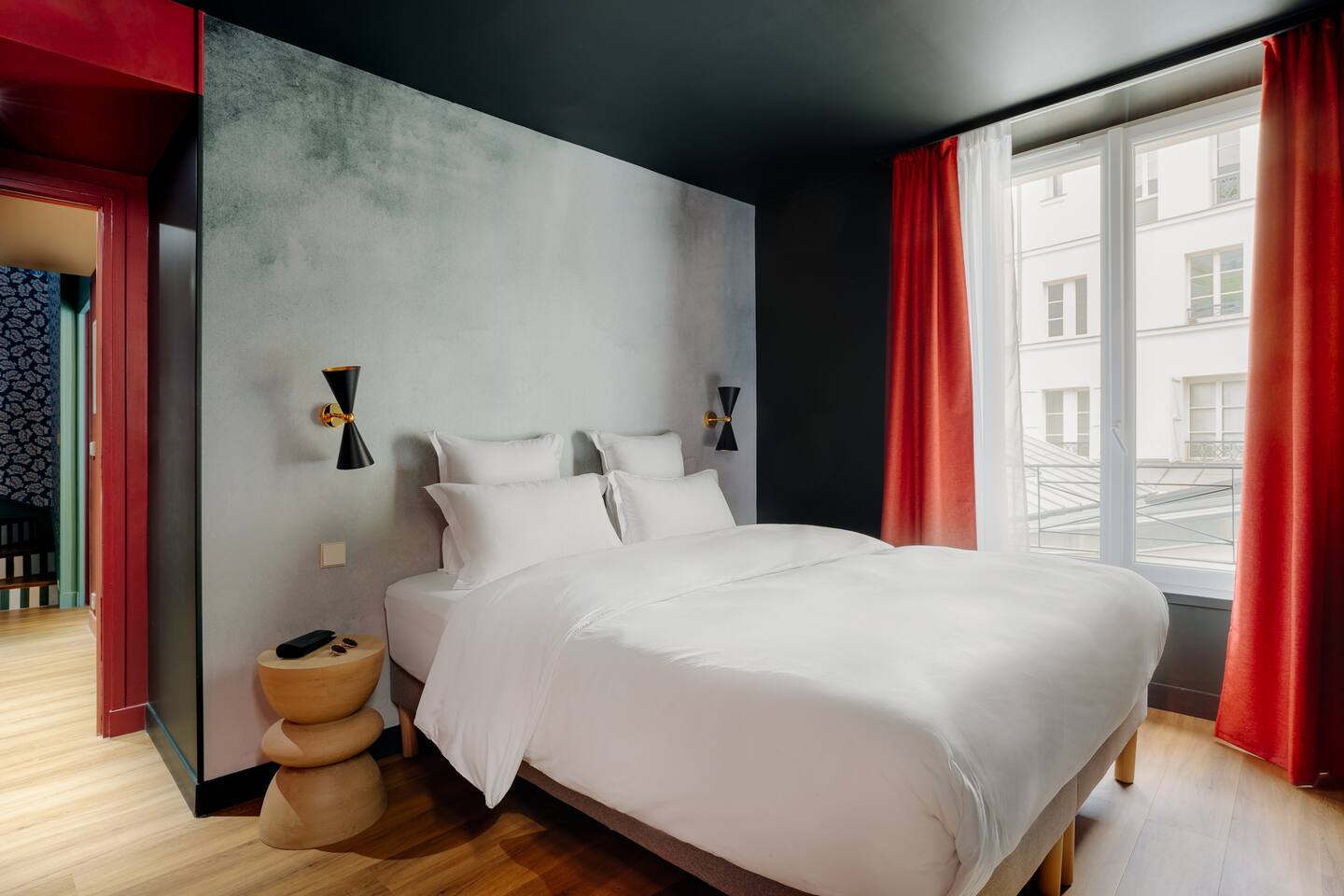 chambre décoration contemporaine grise et rouge chambre décoration contemporaine grise et rouge