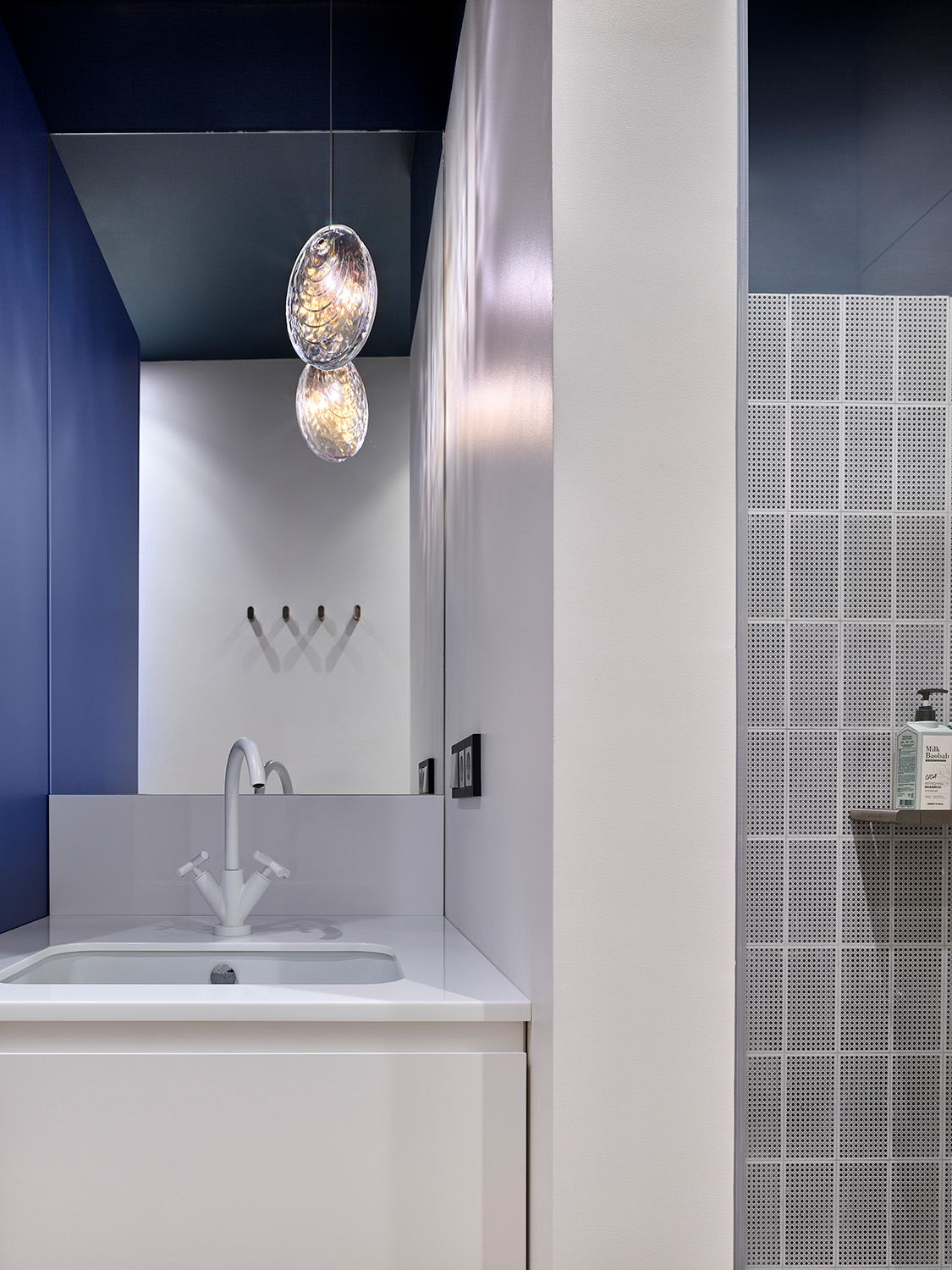 salle de bain grise et bleu salle de bain grise et bleu