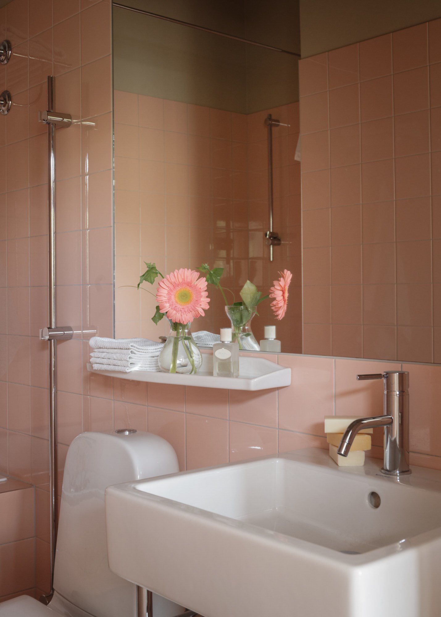 salle de bain rose salle de bain rose