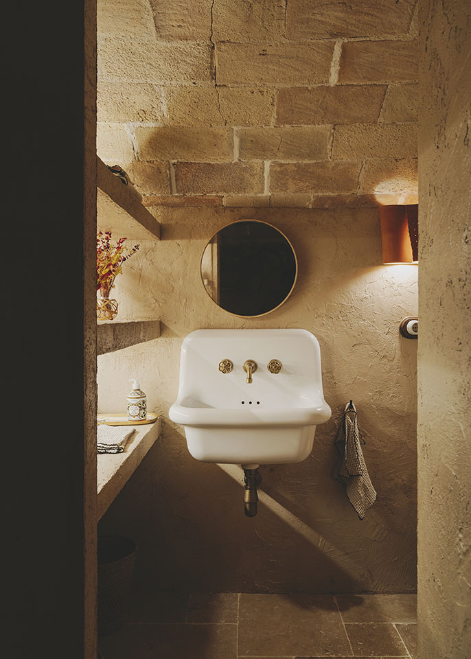 salle de bain voûtée salle de bain voûtée