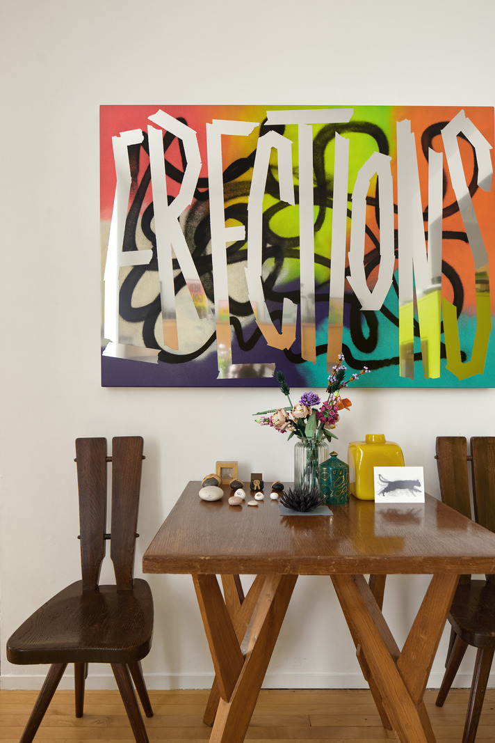 coin repas décoration vintage duplex au design original Londres coin repas décoration vintage duplex au design original Londres