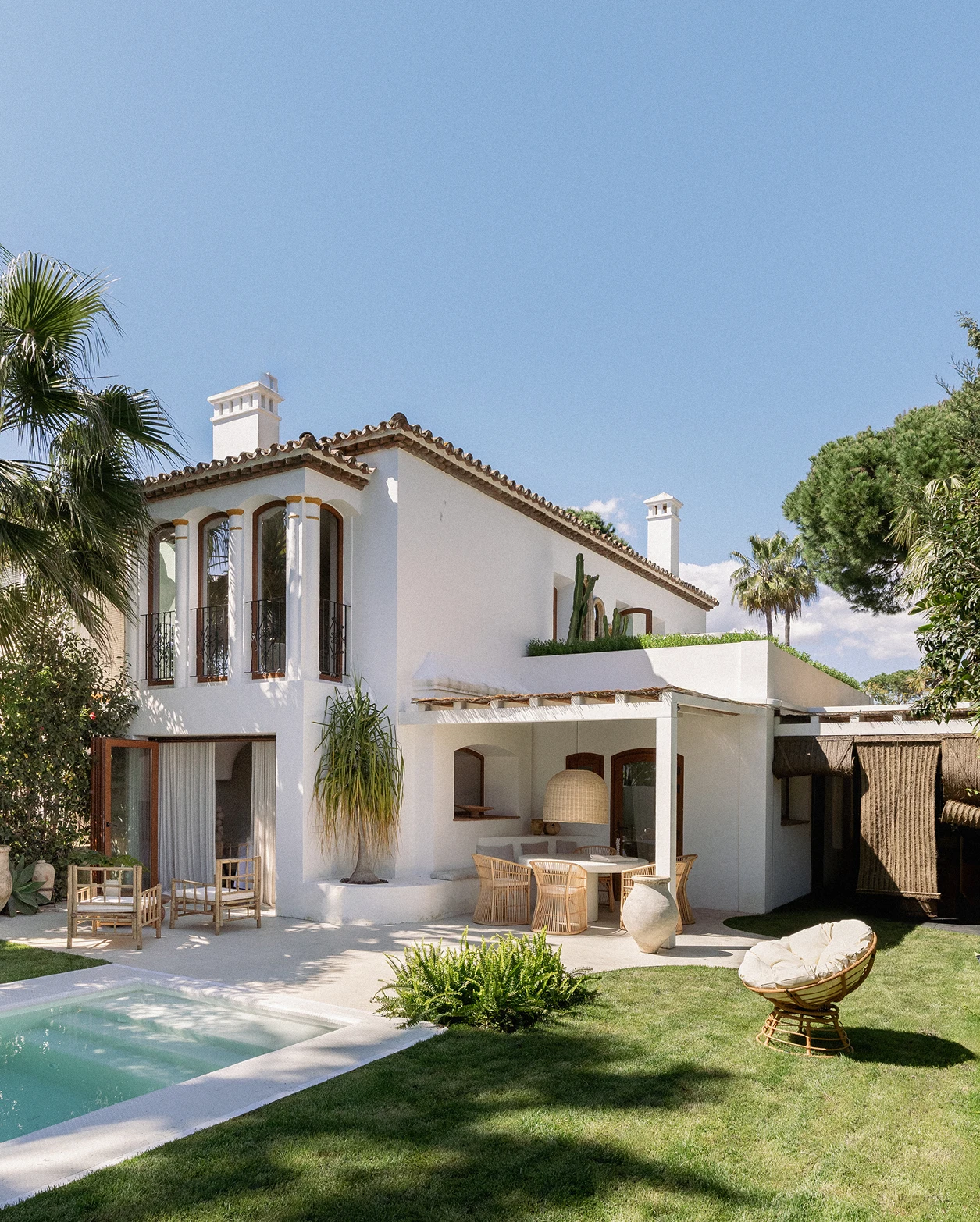 jardin avec piscine maison Marbella Casa Manuela jardin avec piscine maison Marbella Casa Manuela