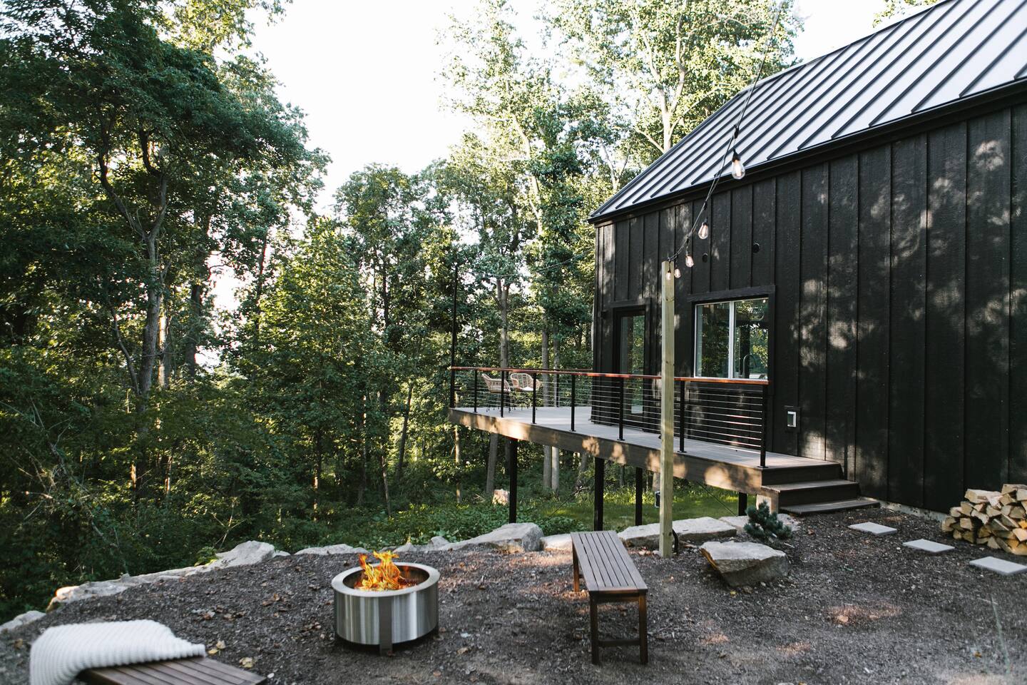 maison en bois noir Texter Mountain Home maison en bois noir Texter Mountain Home