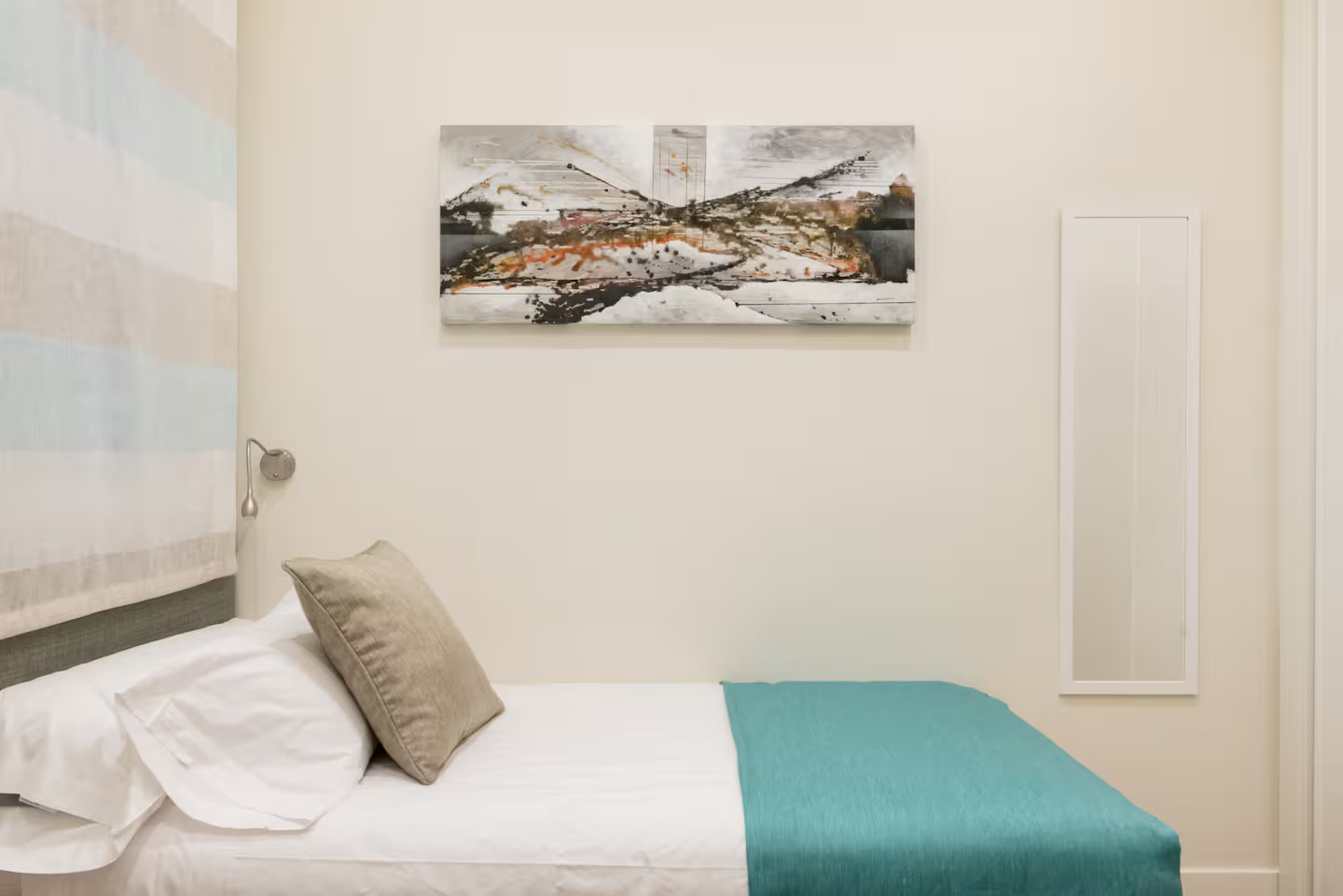 chambre décoration contemporaine appartement Madrid