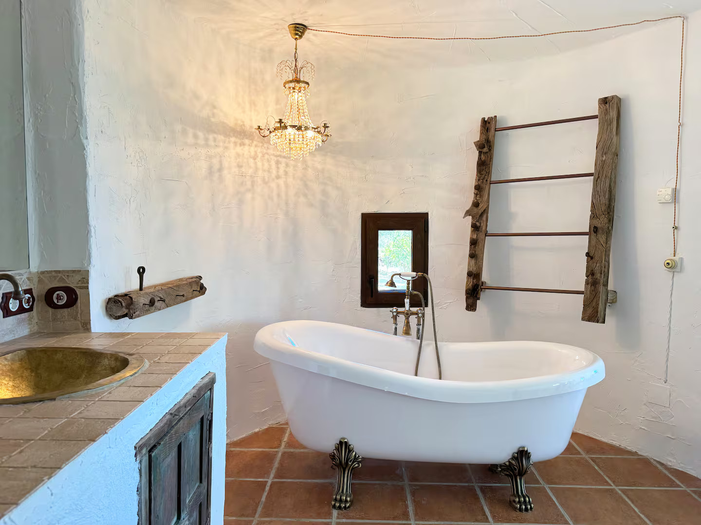 salle de bain rétro