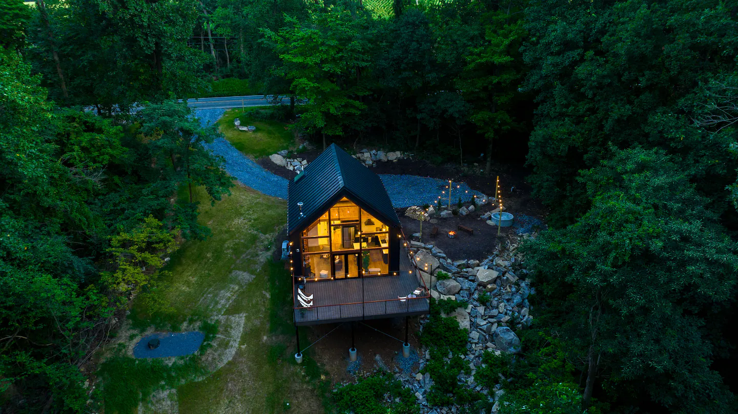 maison en bois noir Texter Mountain Home maison en bois noir Texter Mountain Home