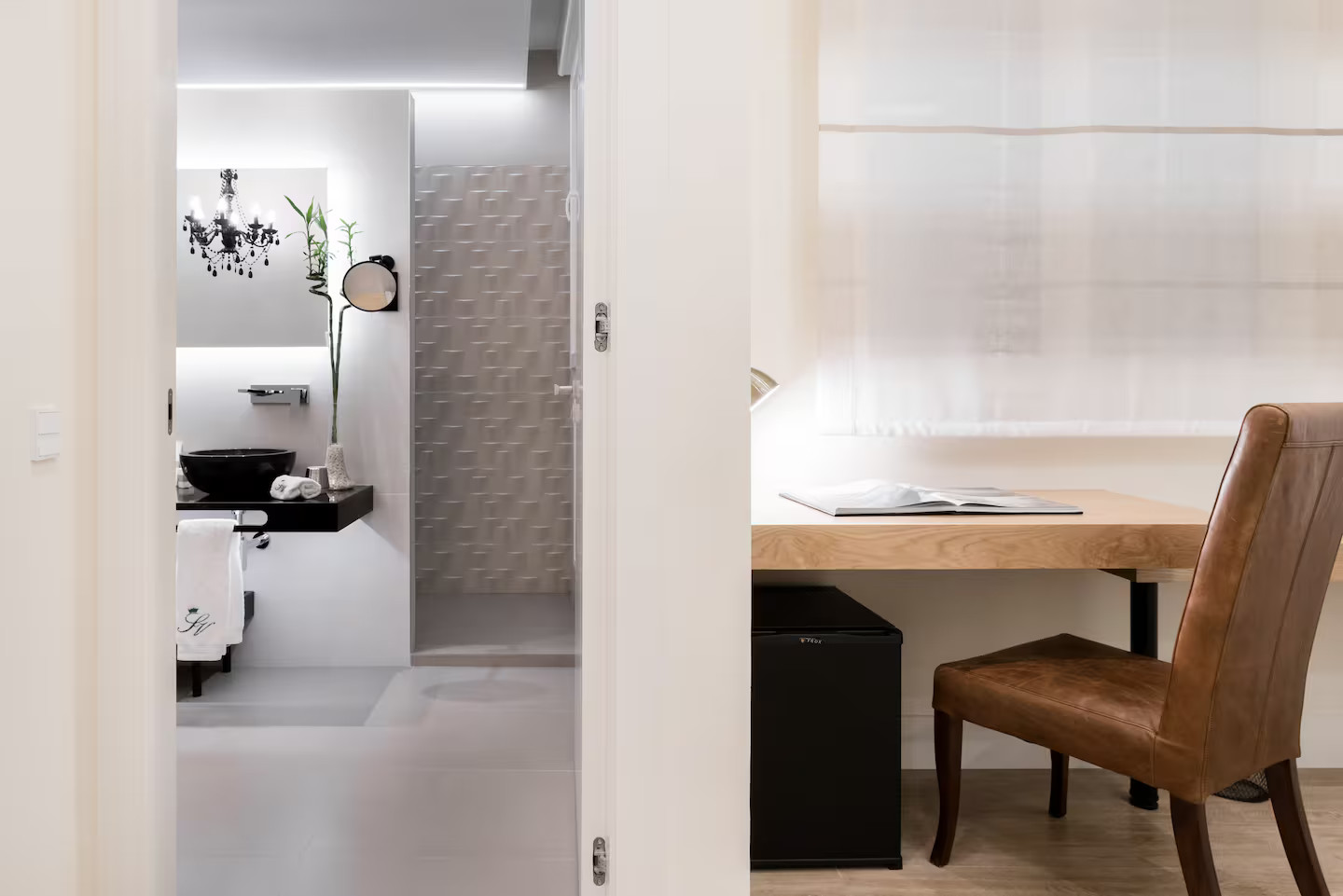 espace bureau dans couloir