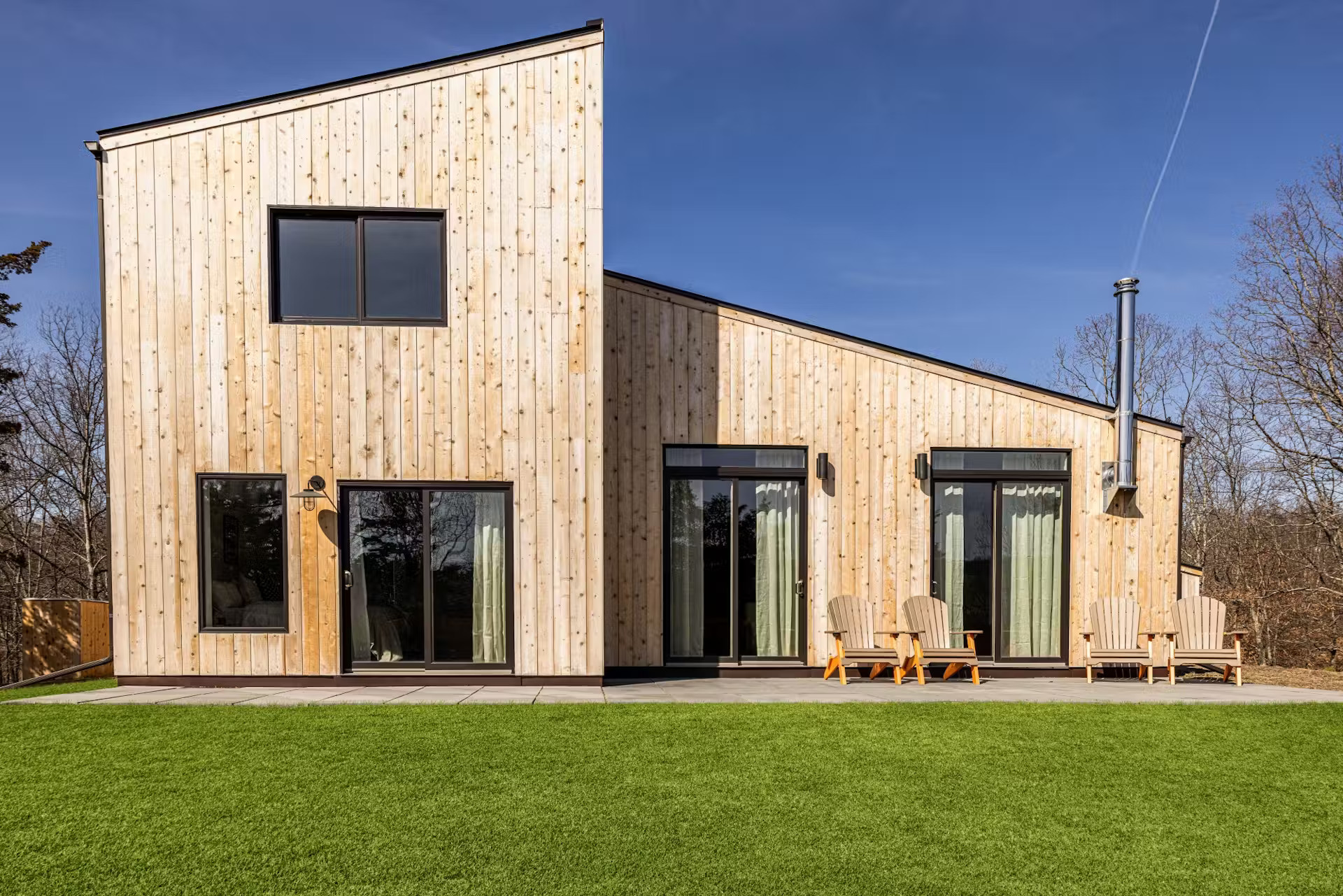Une maison passive en bois dans la vallée de l'Hudson