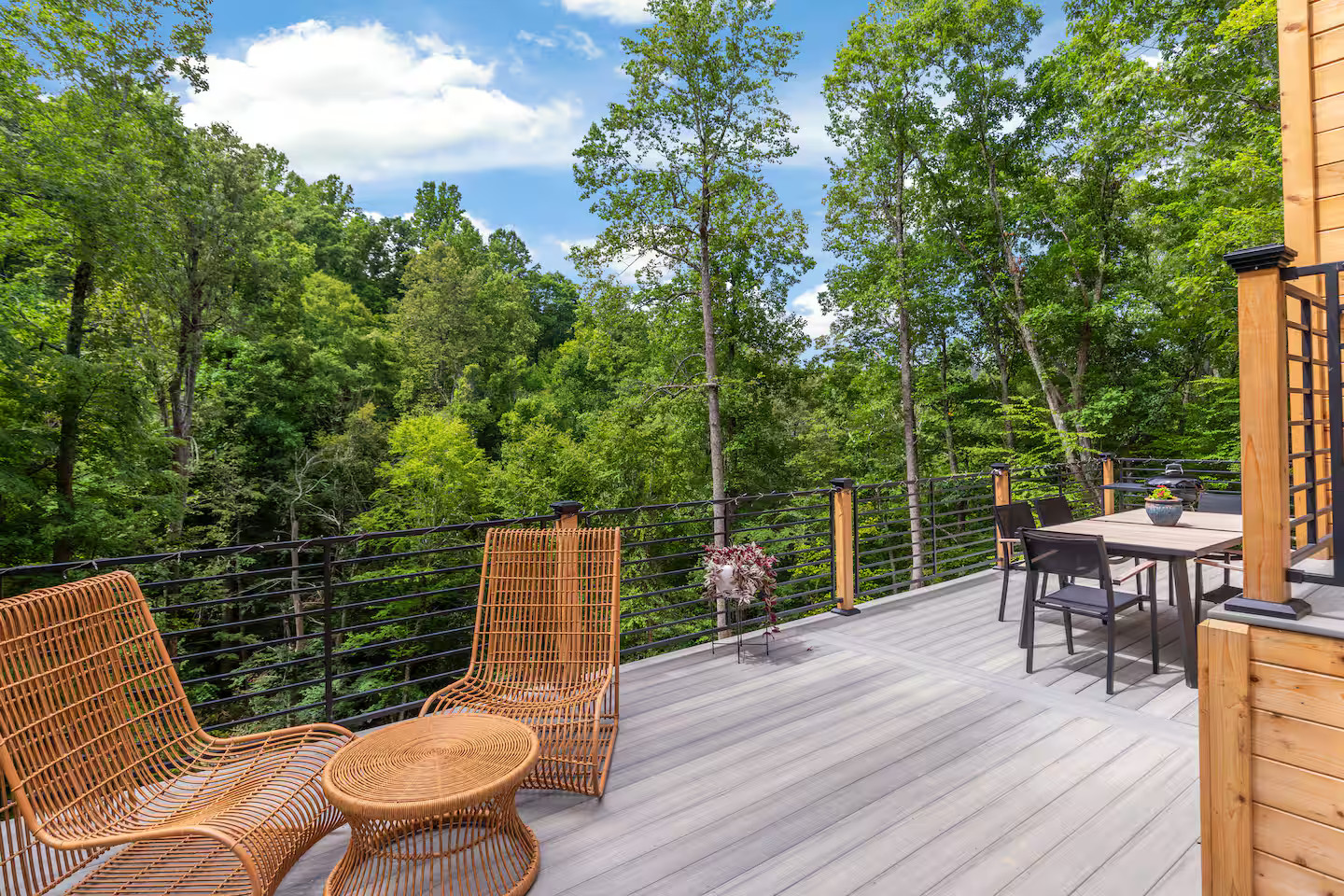 terrasse maison en bois Le Gramophone