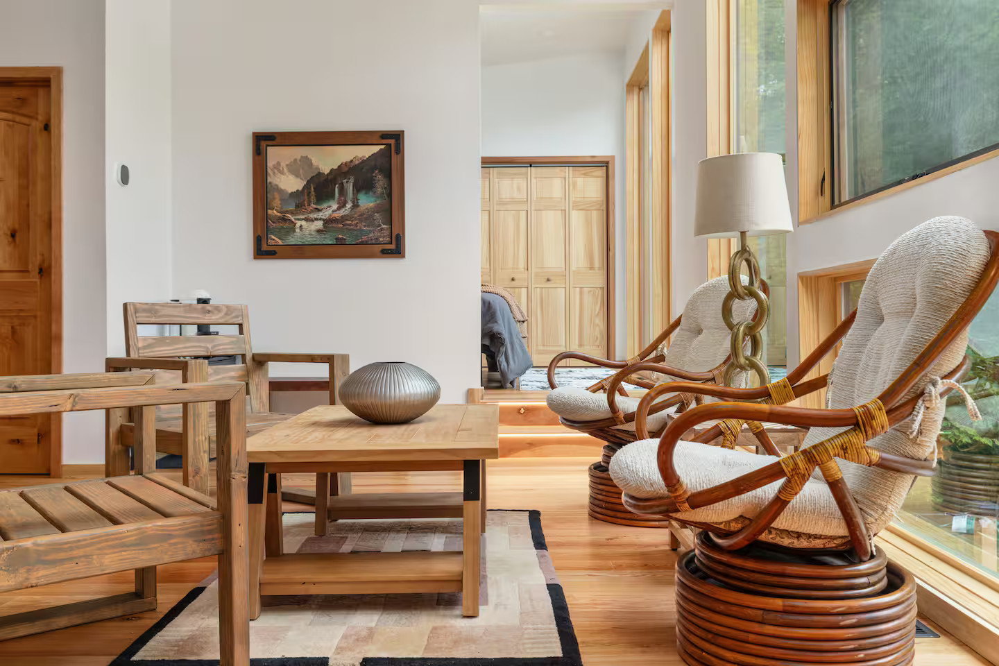 salon maison en bois Le Gramophone
