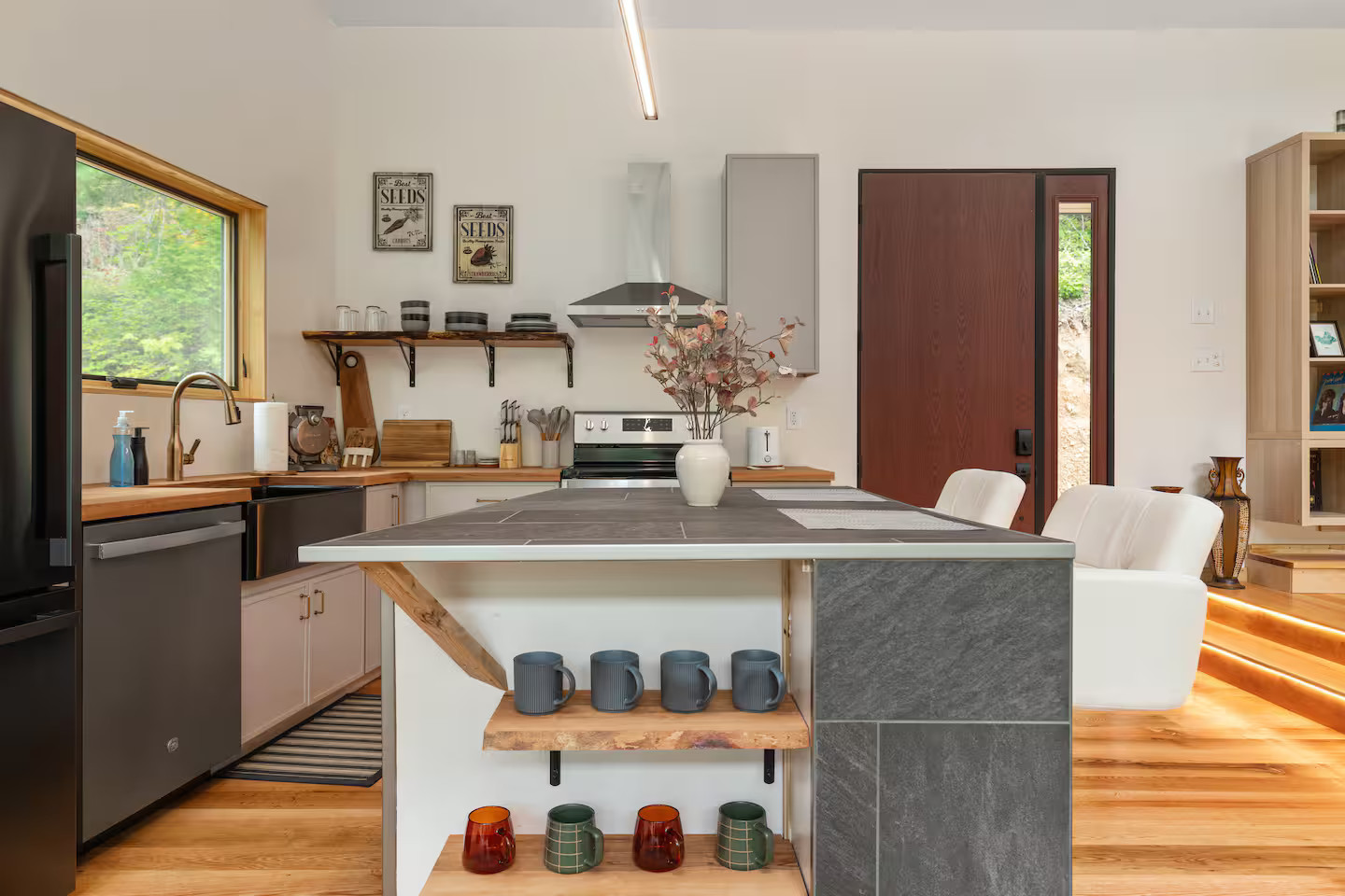 cuisine ouverte maison Le Gramophone