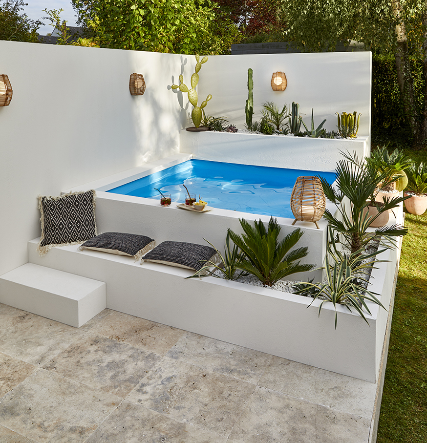 mini piscine maçonnée dans jardin de ville mini piscine maçonnée dans jardin de ville