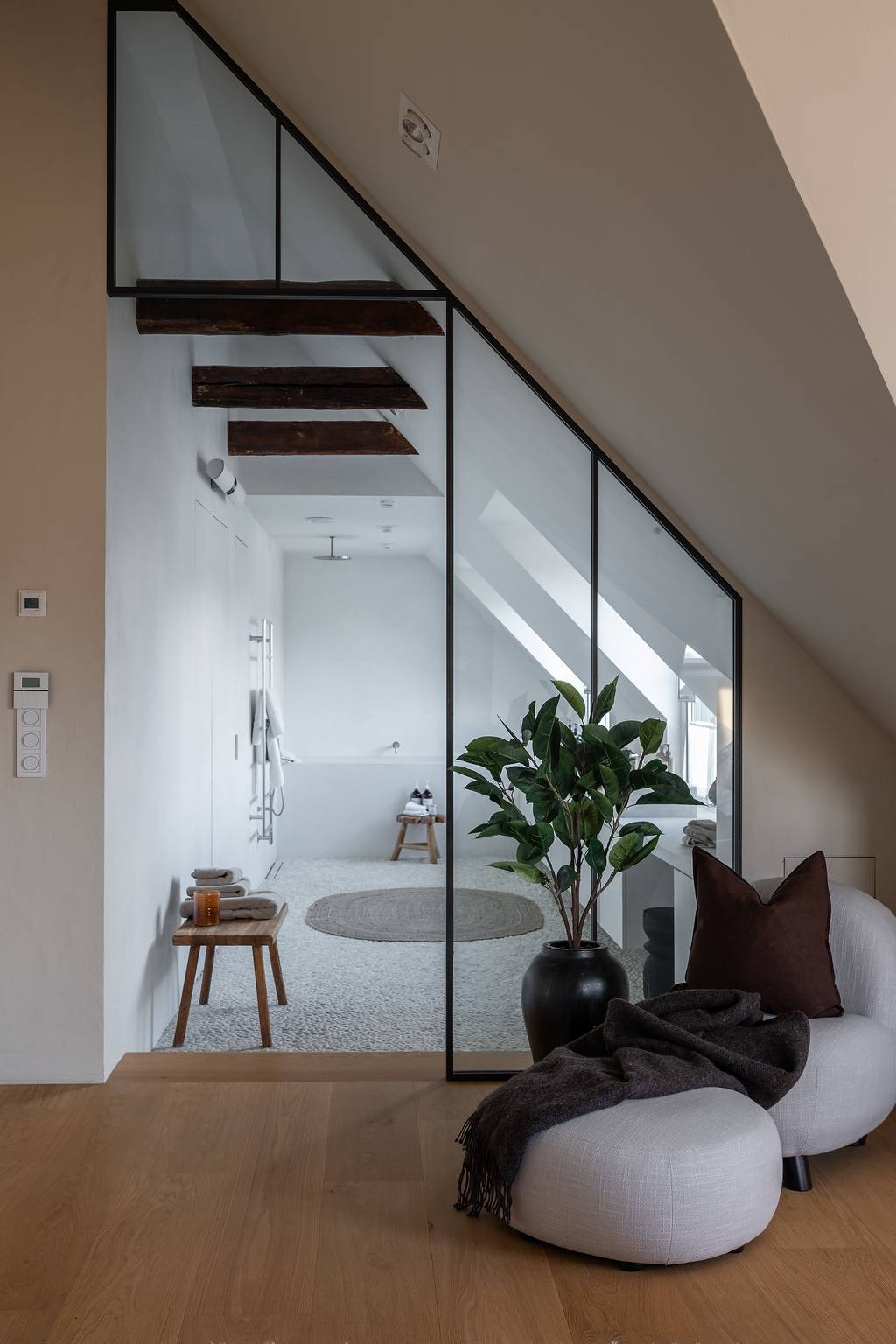 salle de bain avec verrière salle de bain avec verrière