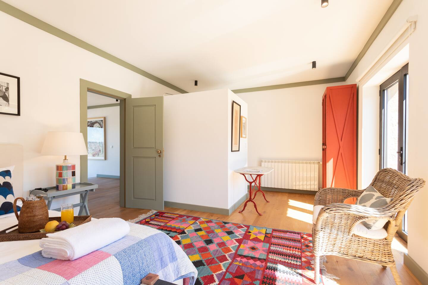 chambre décoration colorée