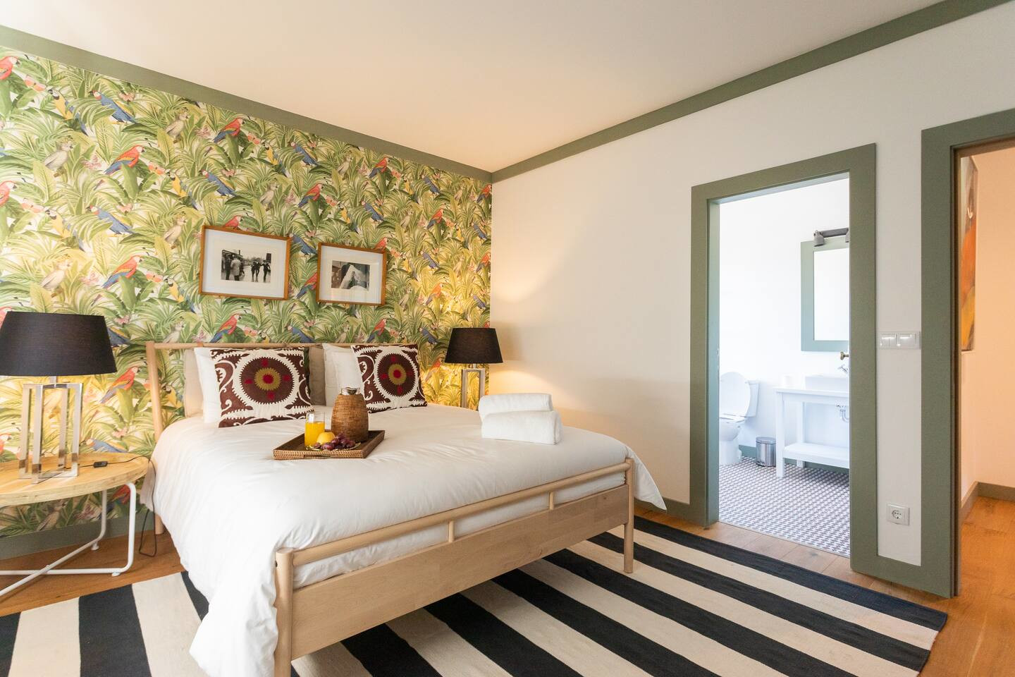 chambre papier-peint toucan