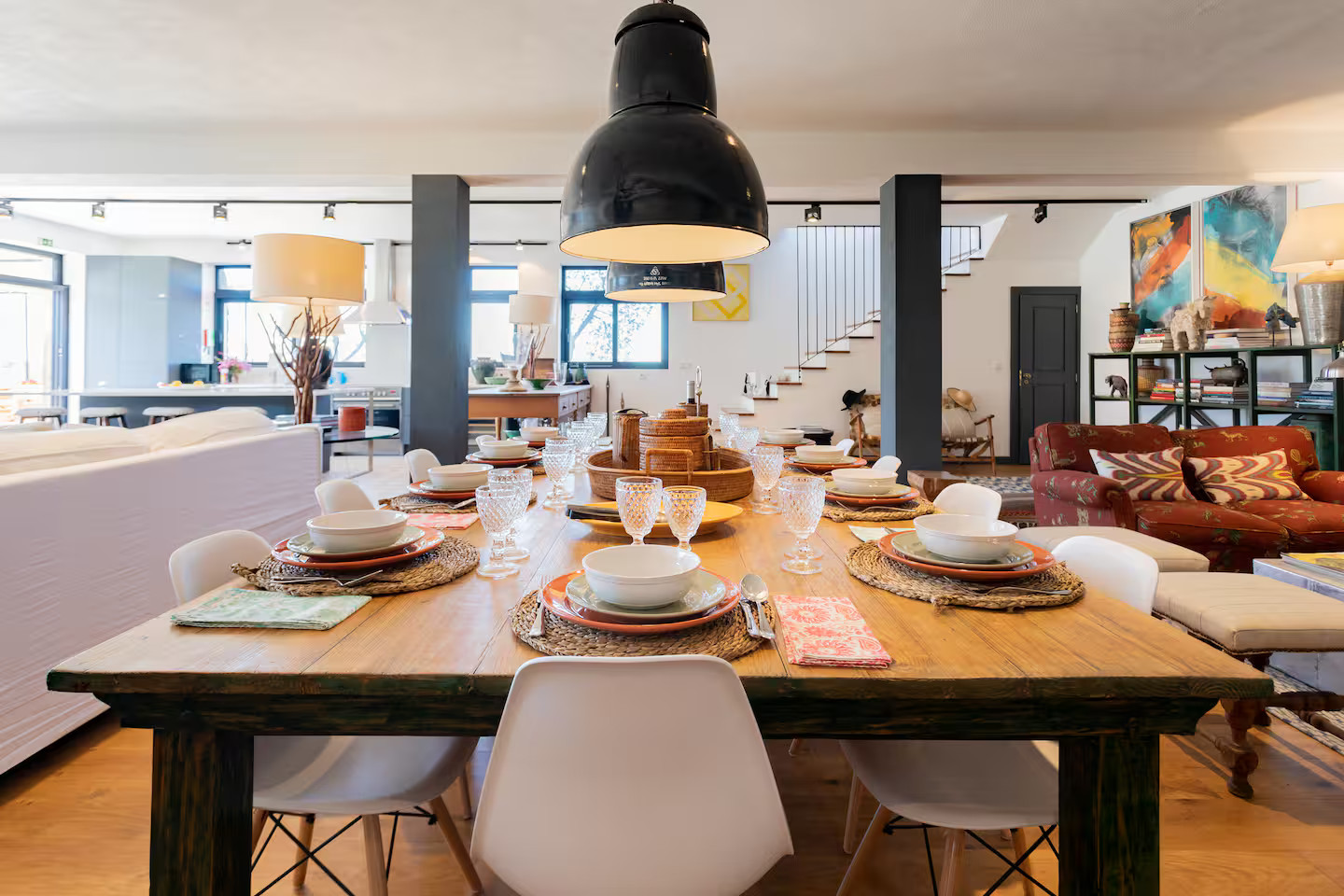 salon et salle à manger décoration contemporaine