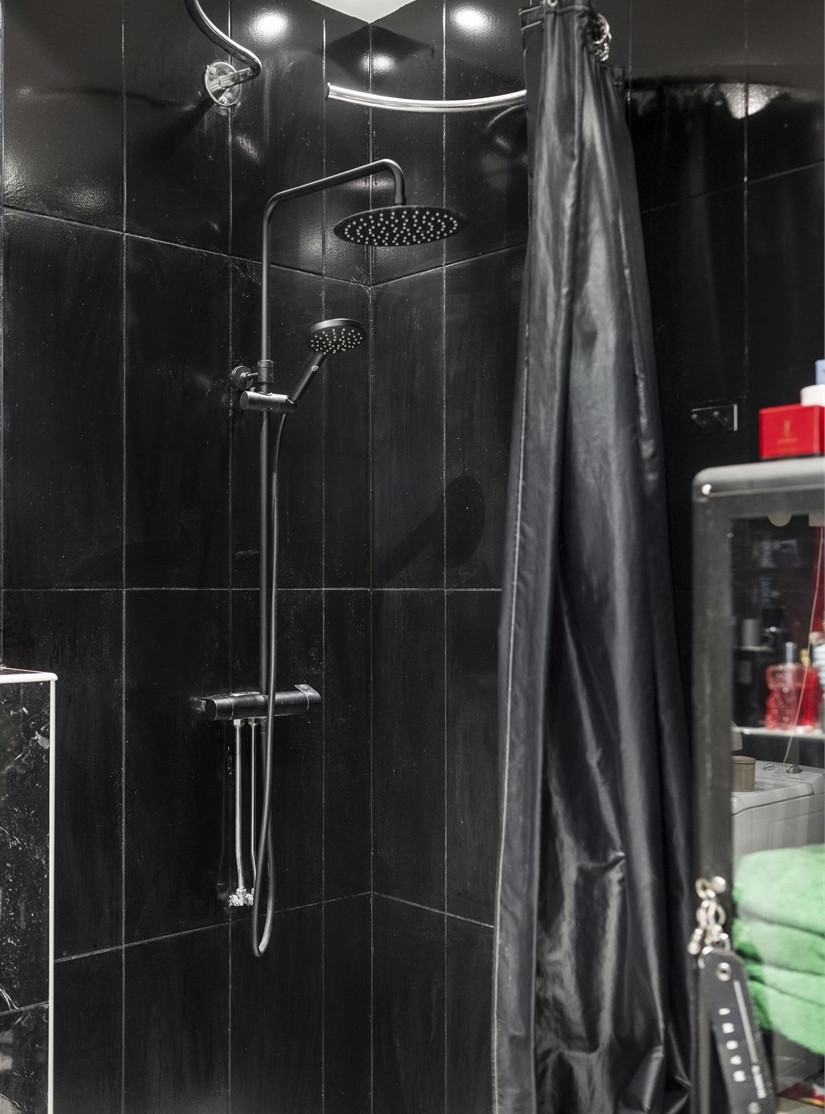 salle de bain noire salle de bain noire