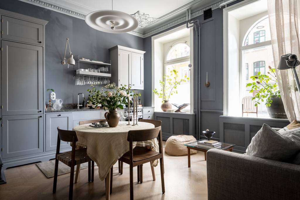salon et cuisine studio classique chic salon et cuisine studio classique chic