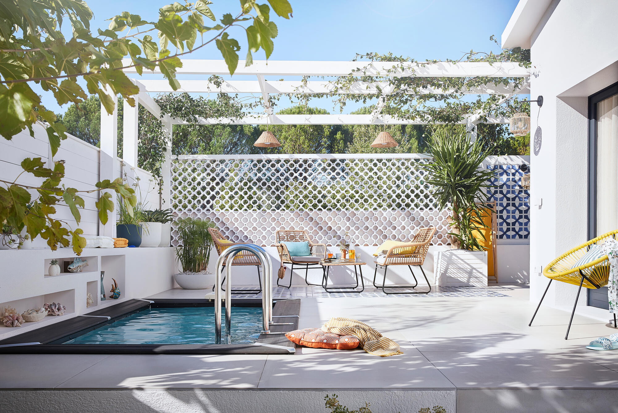 mini piscine intégrée dans terrasse mini piscine intégrée dans terrasse