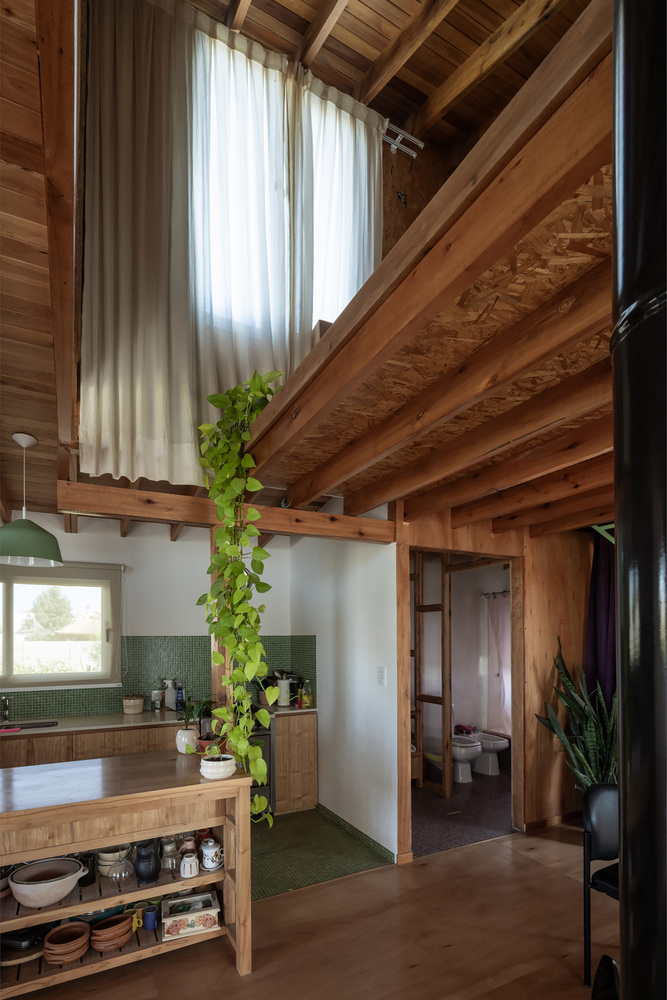 salon et cuisine petite maison 64m2 bois et tôle salon et cuisine petite maison 64m2 bois et tôle