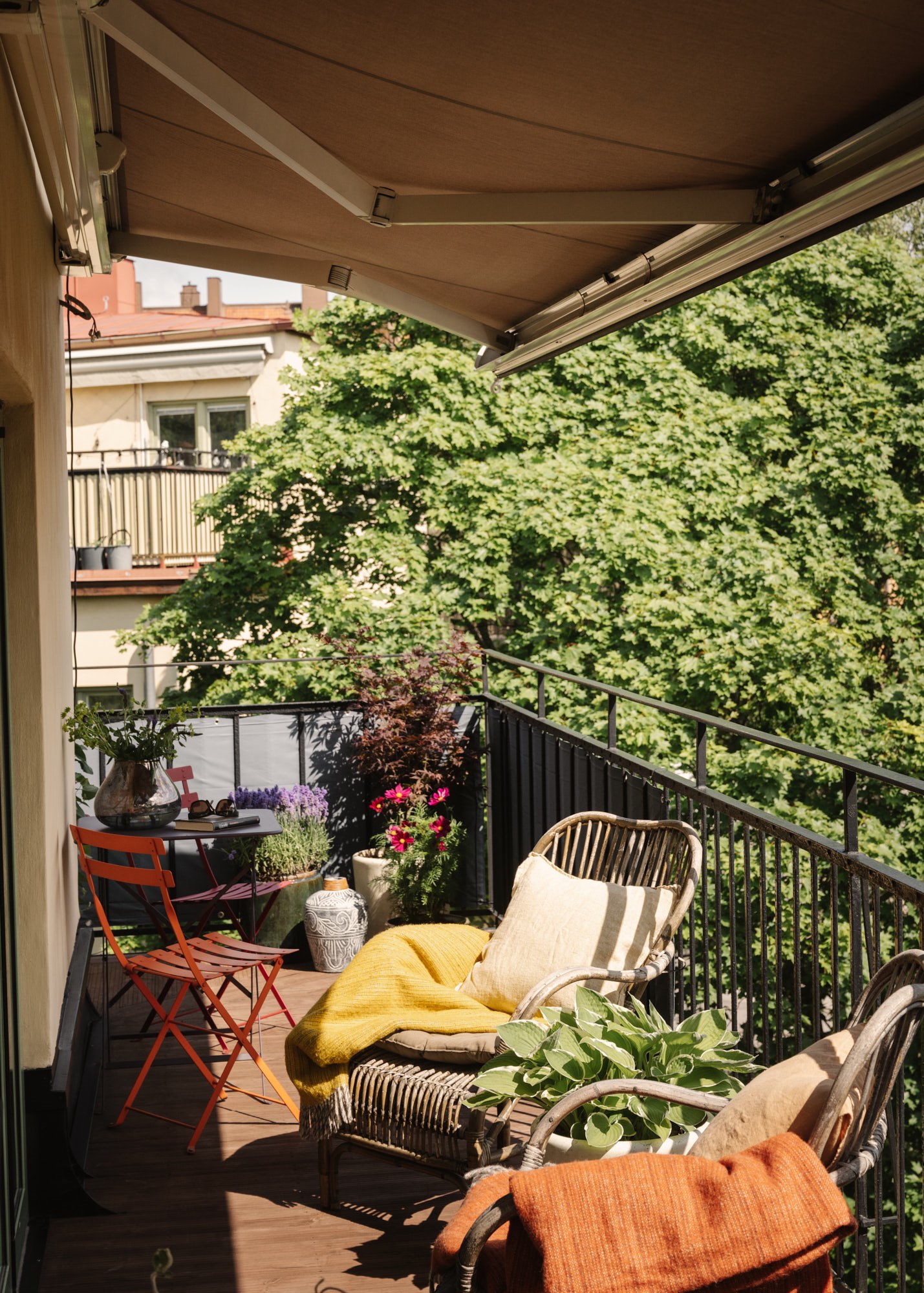 terrasse appartement en attique