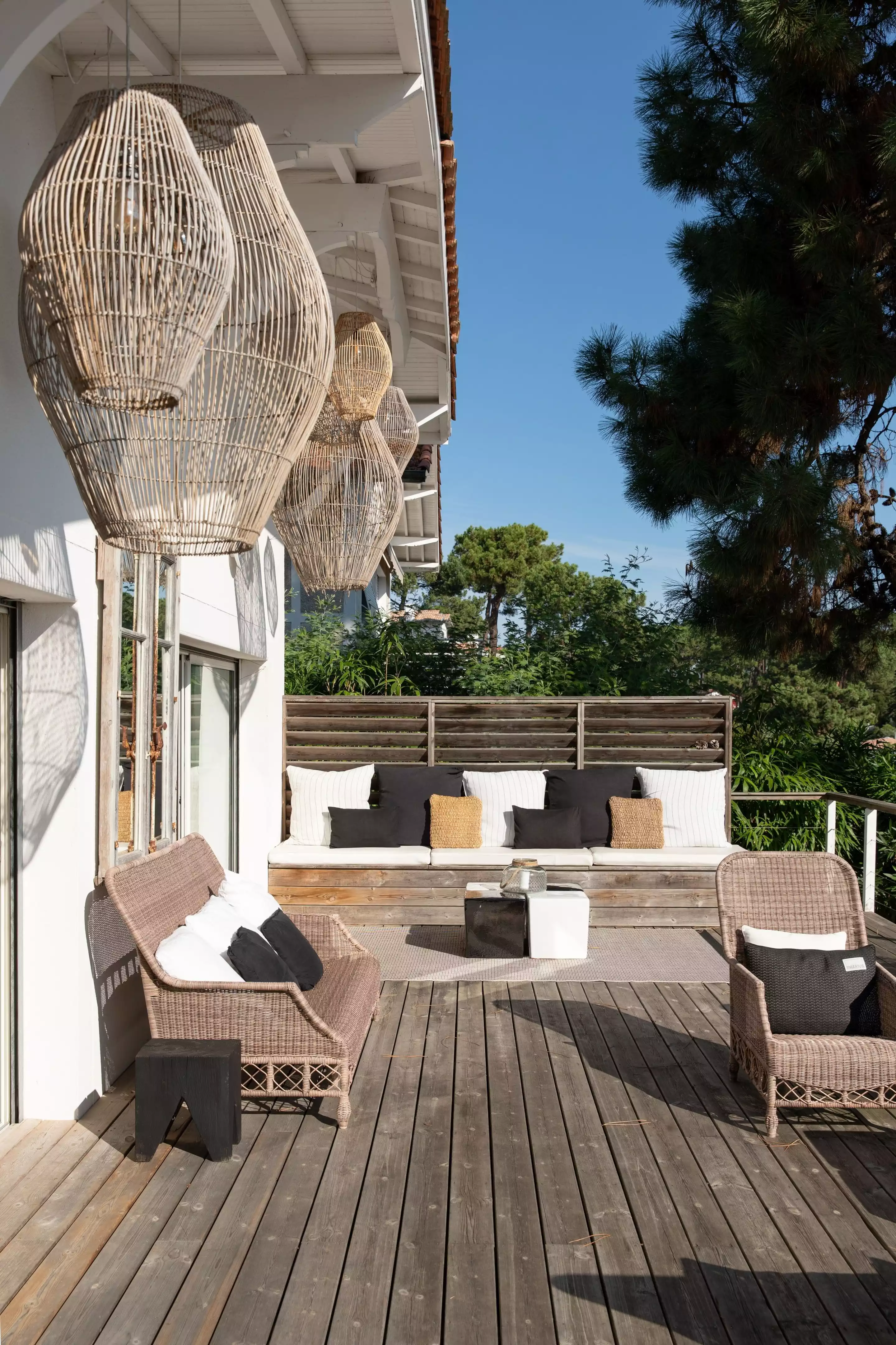 terrasse bois maison de vacances villa Biancasa