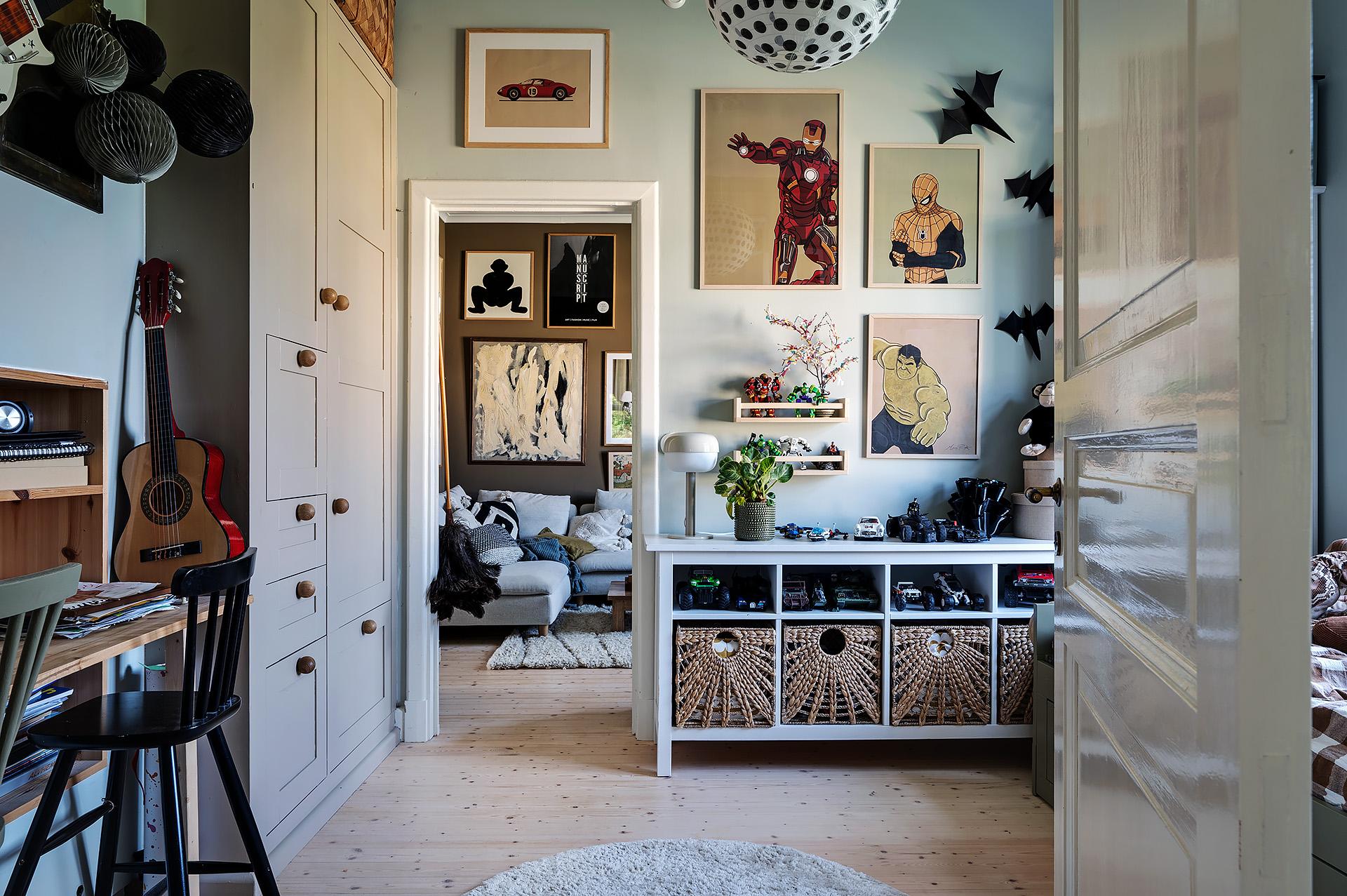 chambre enfant avec bureau double