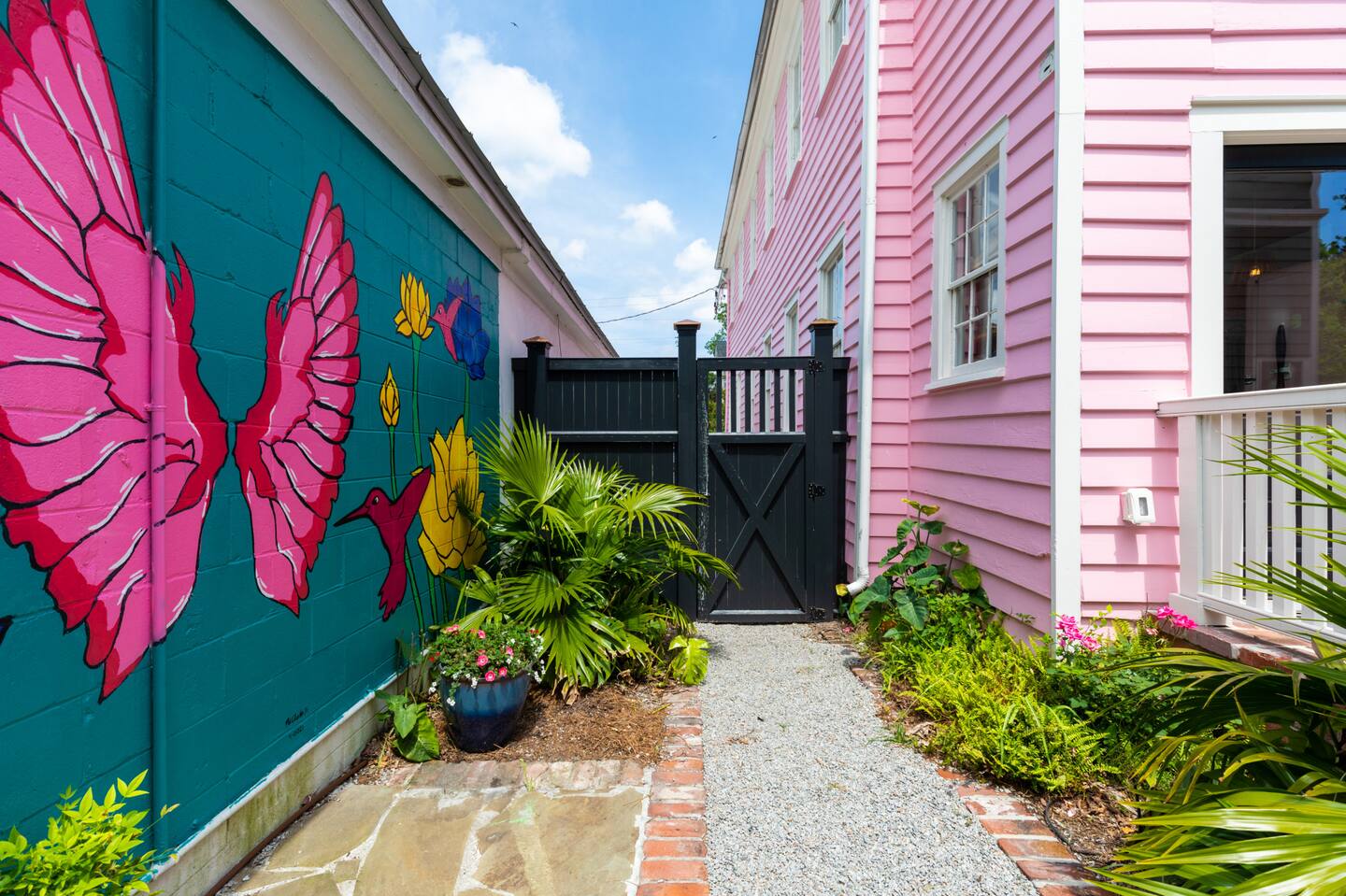 jardin style hyppie Boho Rosa Charleston