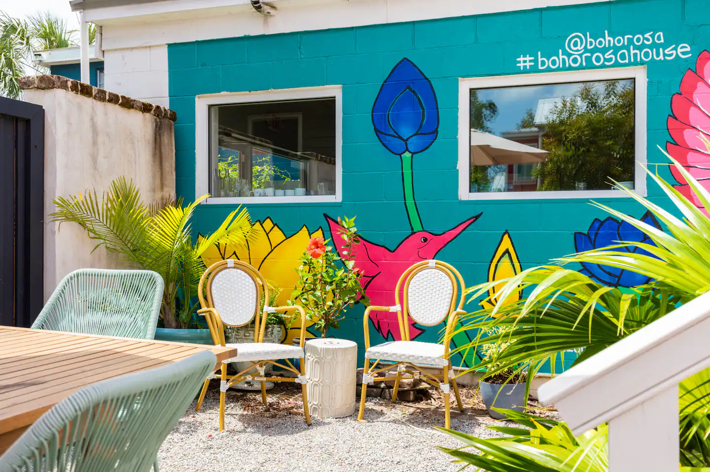 jardin style hyppie Boho Rosa Charleston