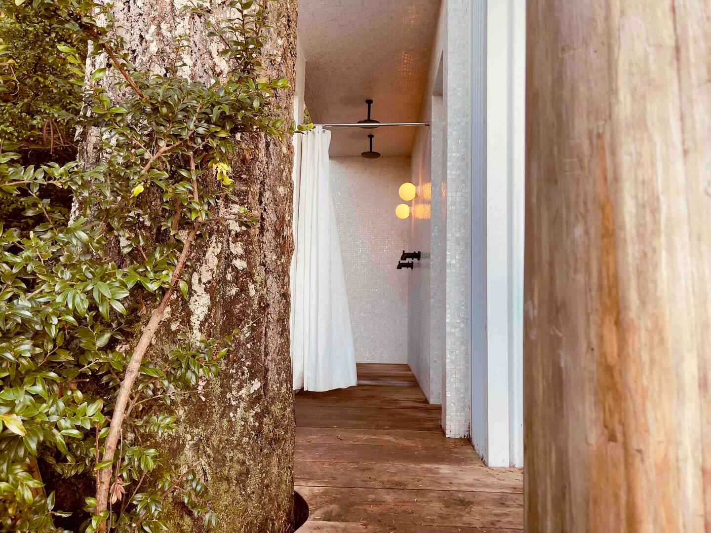 douche extérieur double House On the Sand