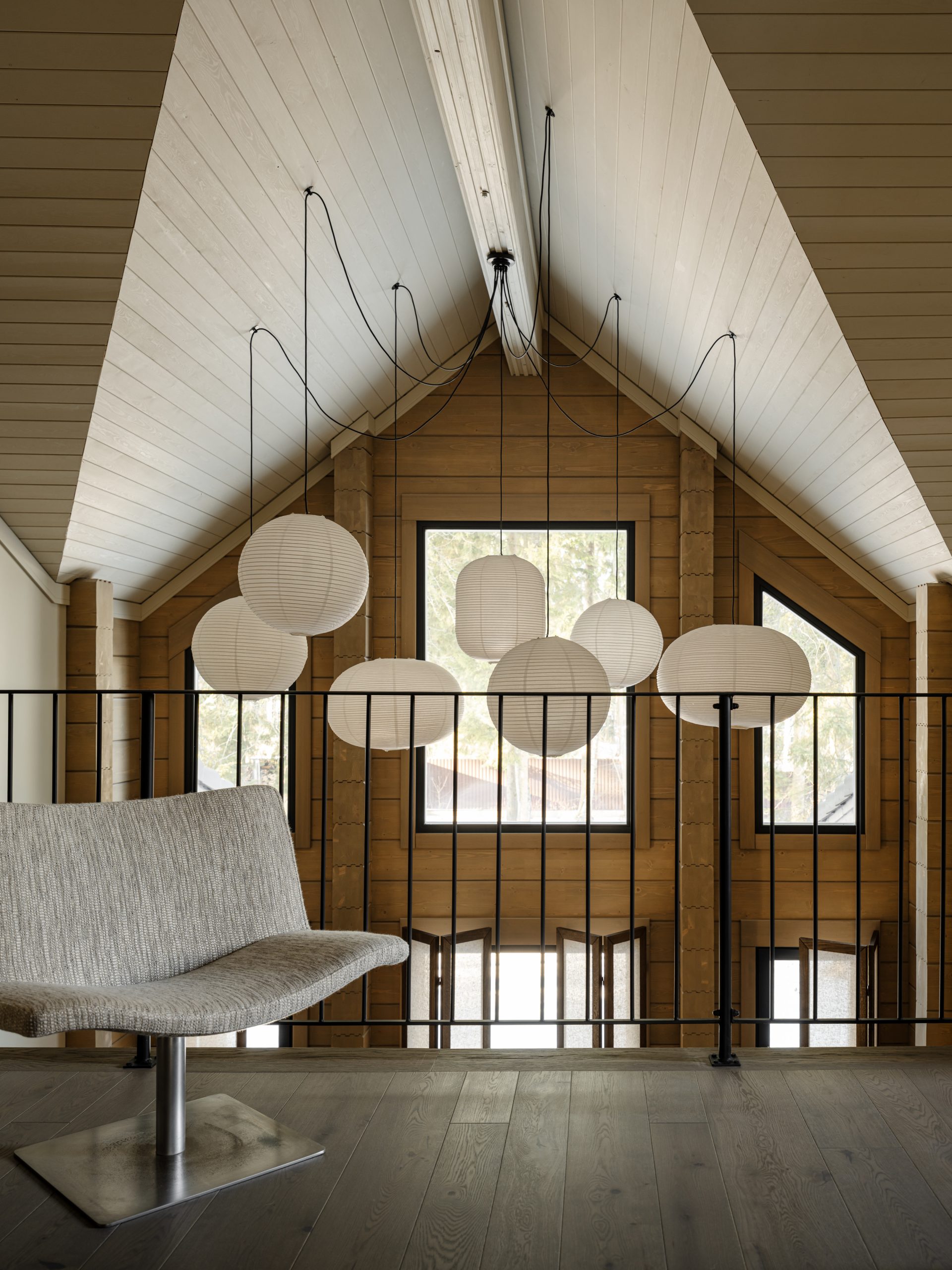 mezzanine décoration contemporaine maison en bois mezzanine décoration contemporaine maison en bois