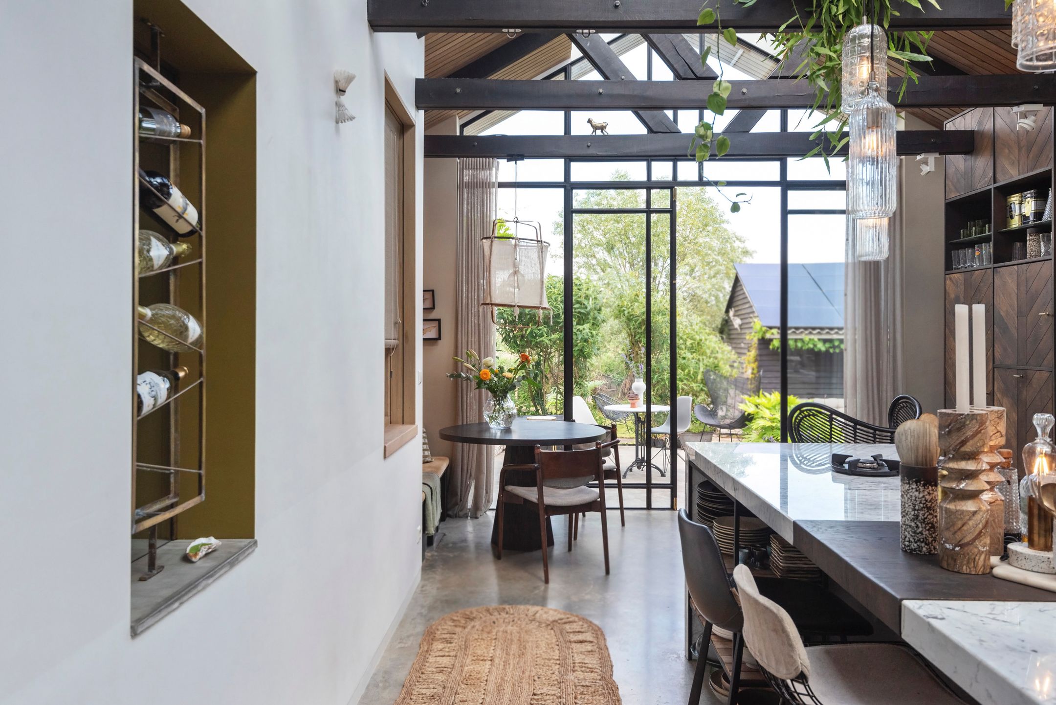 cuisine ouverte maison contemporaine