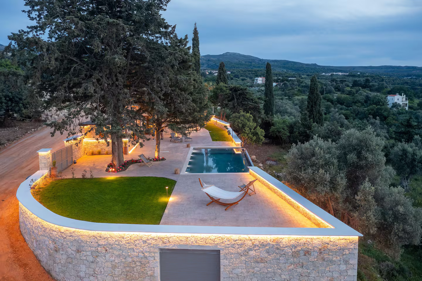 jardin avec piscine Sunshine Villa jardin avec piscine Sunshine Villa
