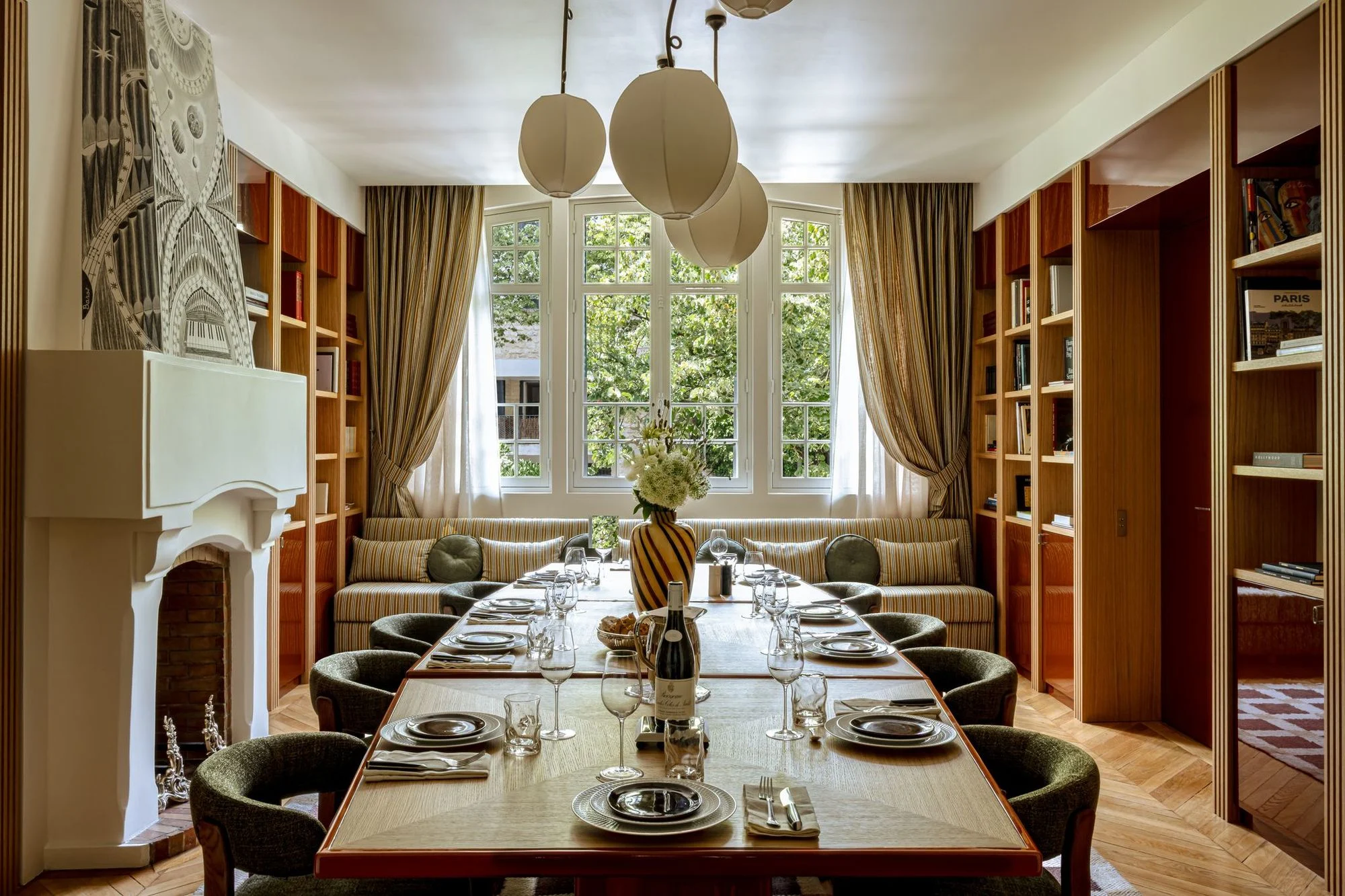 salle à manger maison Art Déco à louer Paris Iconic House salle à manger maison Art Déco à louer Paris Iconic House