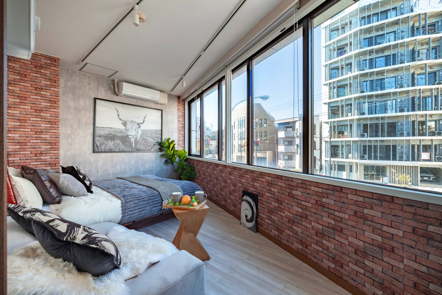 chambre style industriel