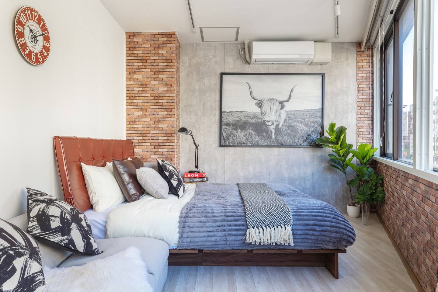 chambre style industriel