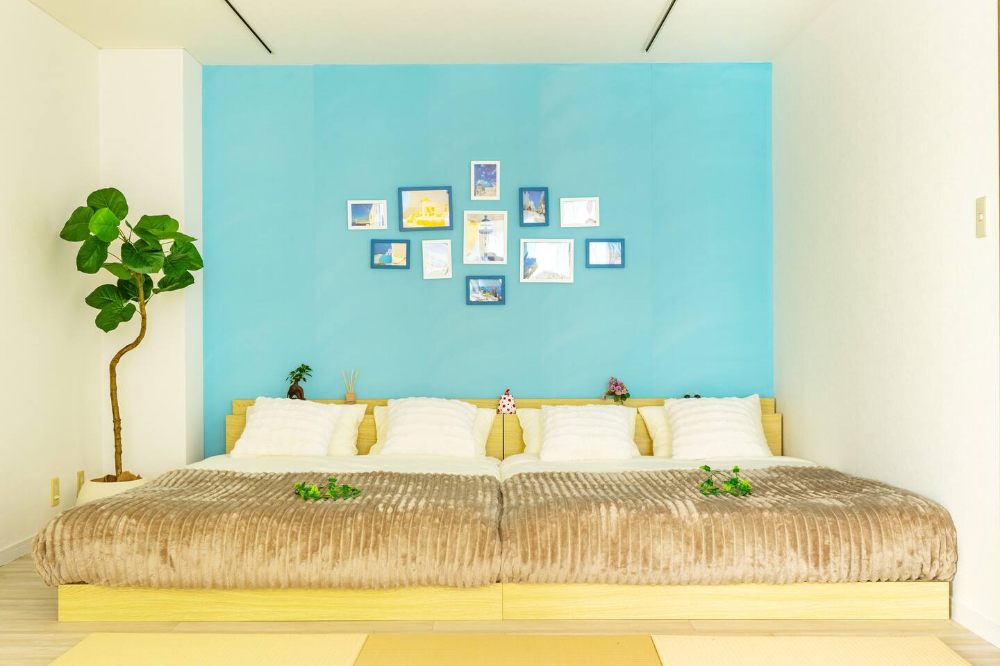 chambre appartement Tokyo décoration colorée