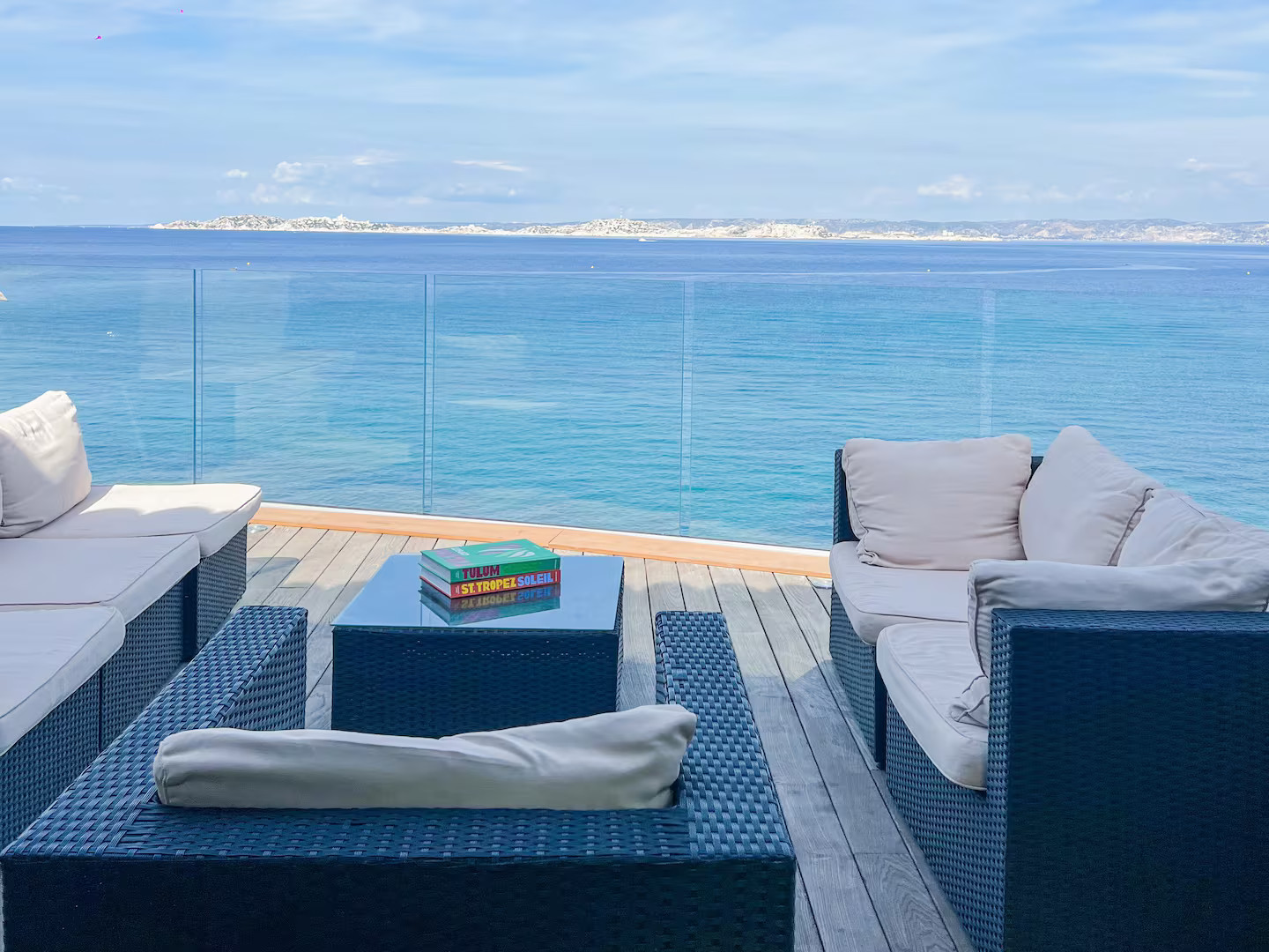 terrasse maison Marseille vue mer
