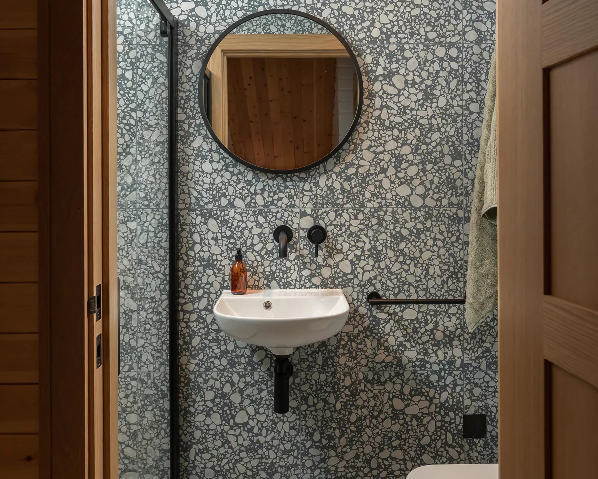 salle de bain verte et bois salle de bain verte et bois
