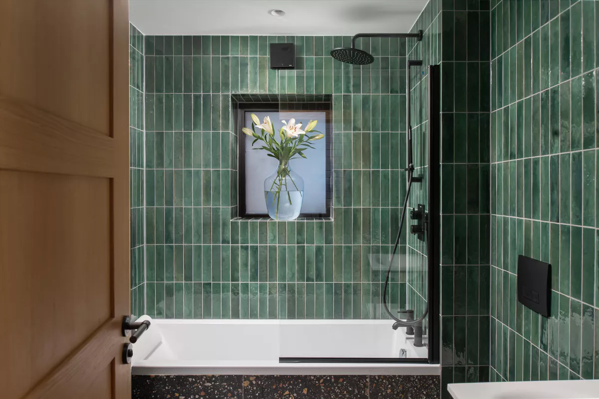salle de bain carrelage vert salle de bain carrelage vert