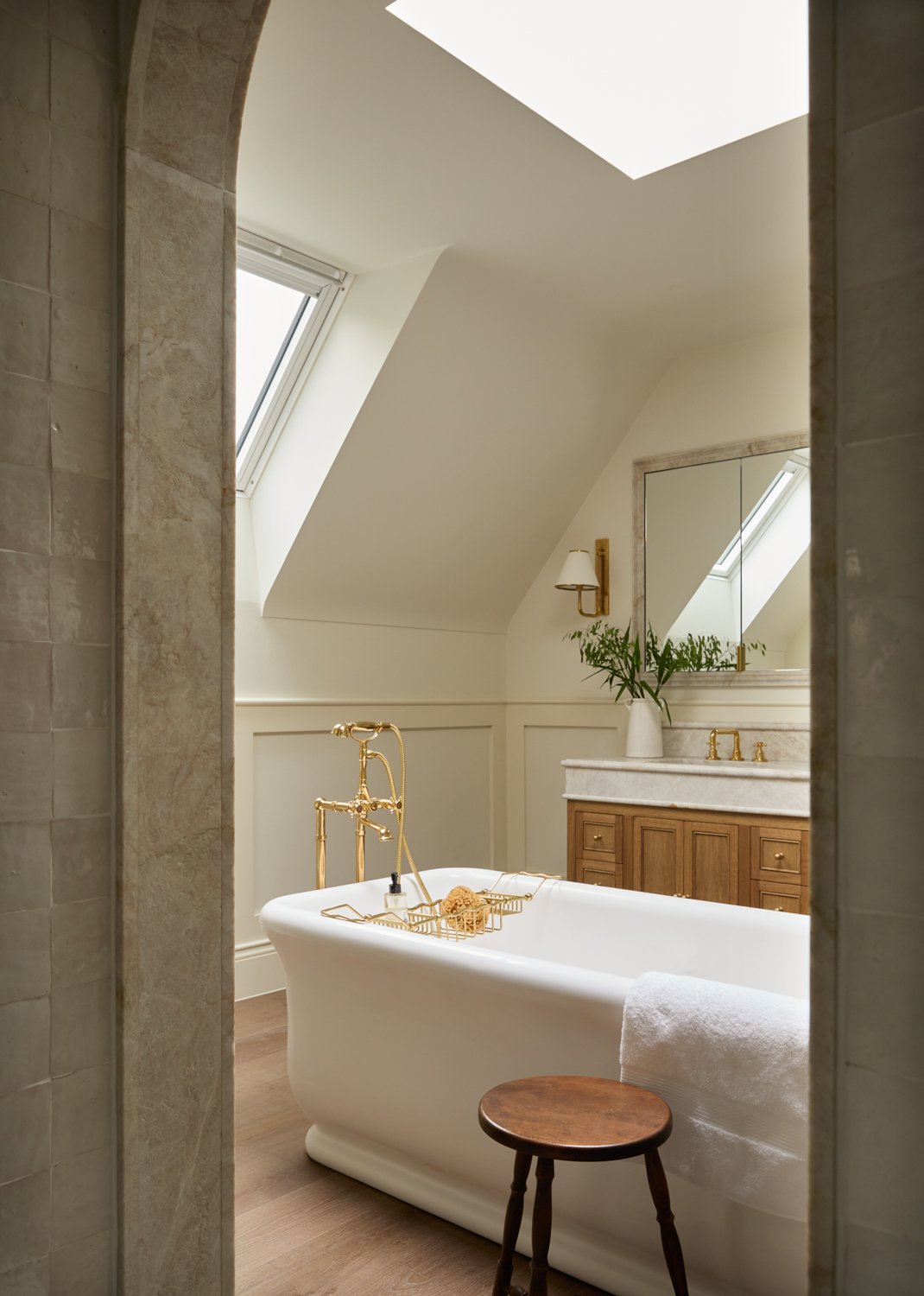 salle de bain classique chic style rétro