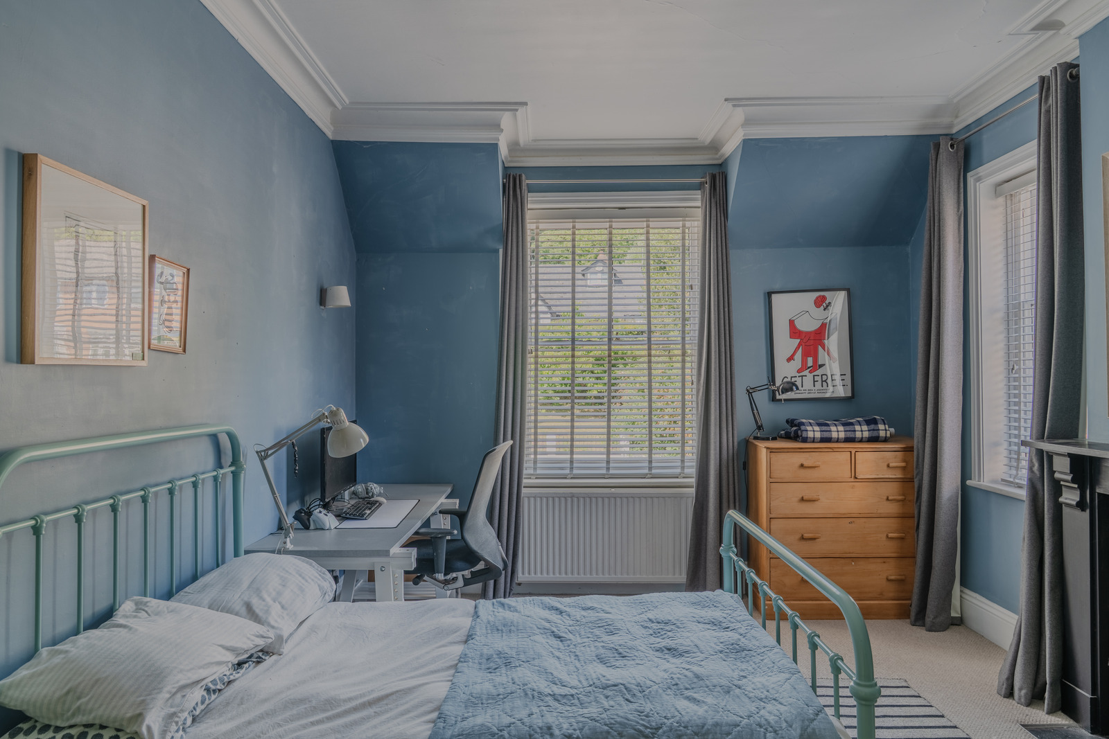 chambre style rustique anglais murs bleus chambre style rustique anglais murs bleus
