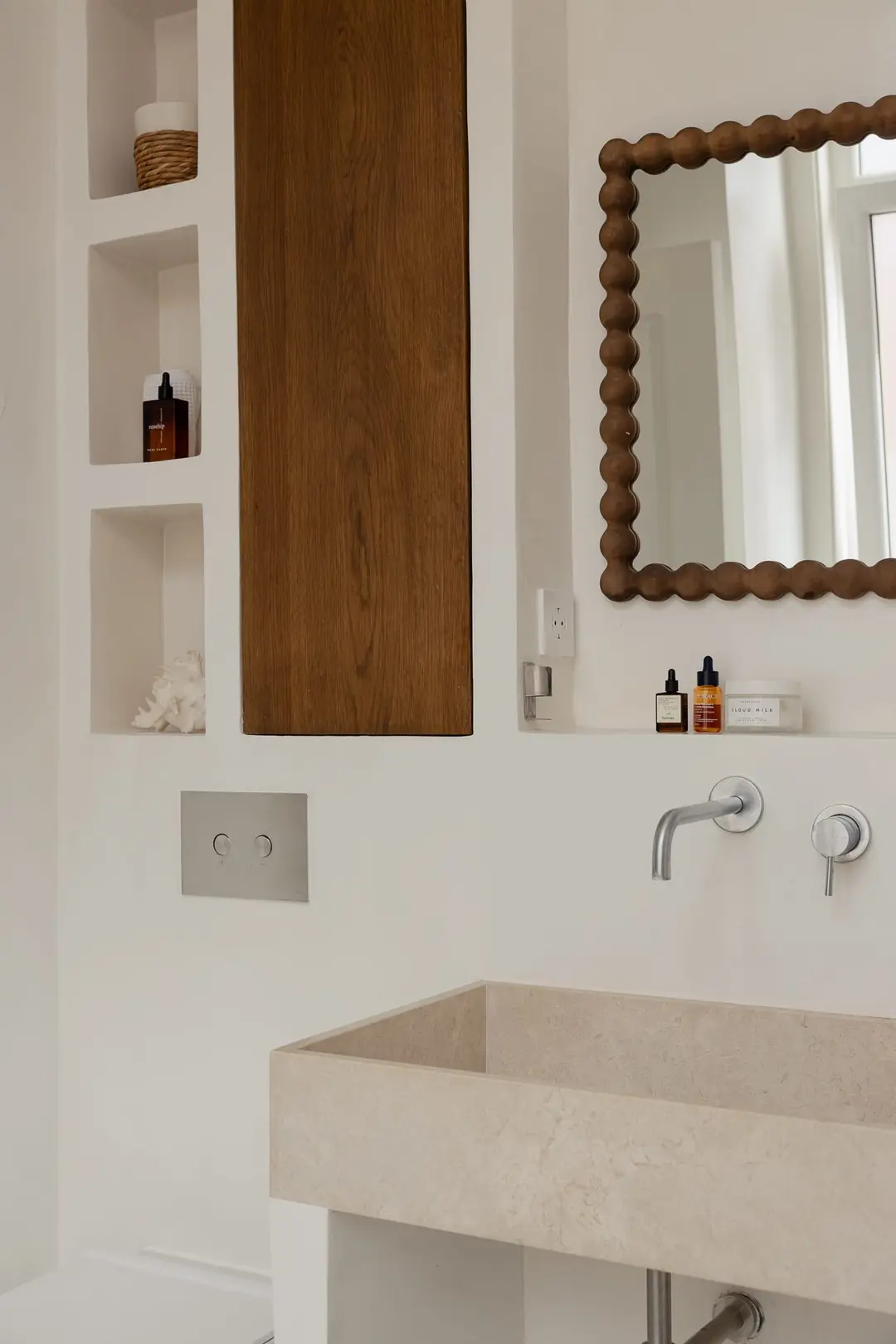 salle de bain minimaliste bois et enduit décoration naturelle salle de bain minimaliste bois et enduit décoration naturelle