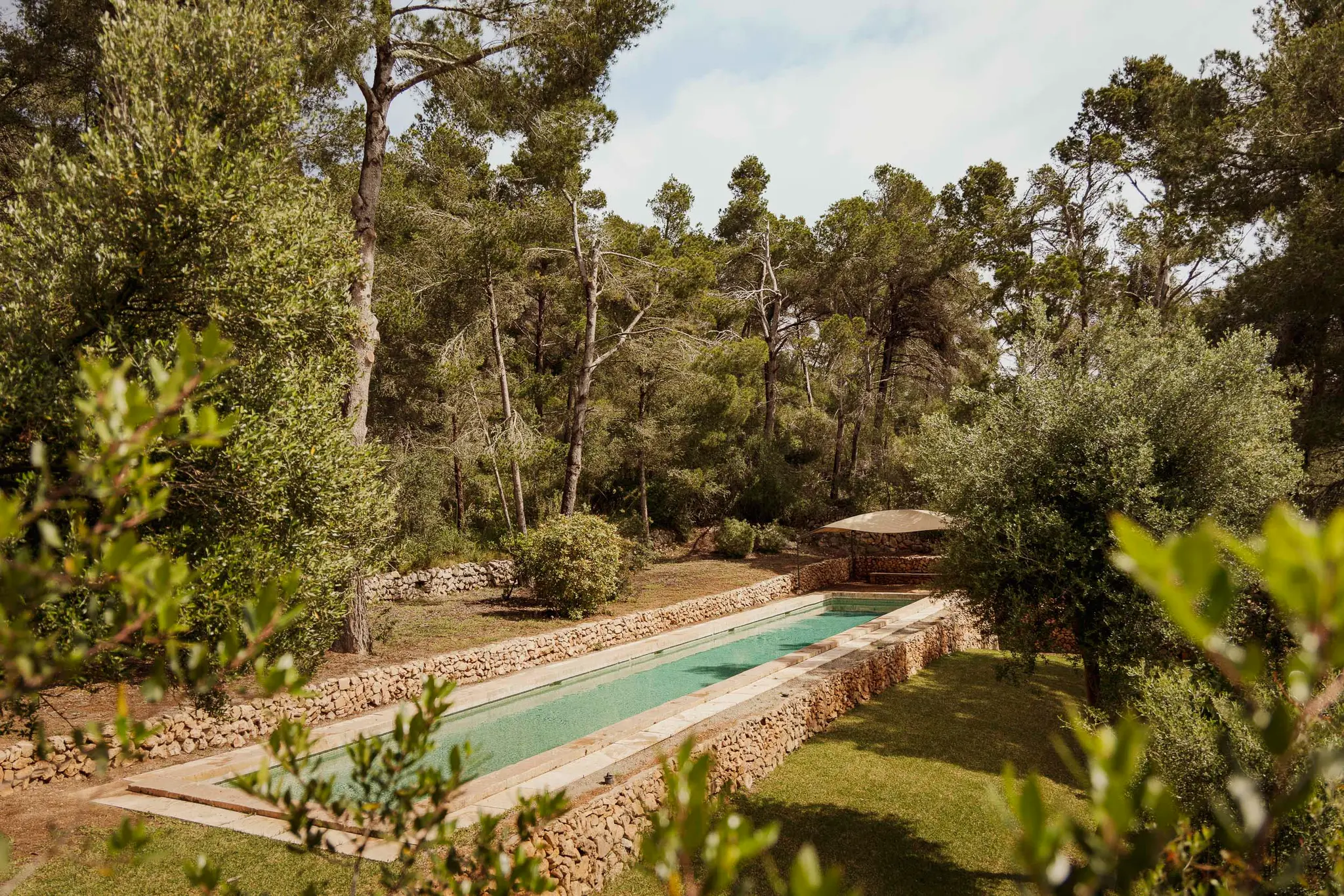 piscine maison en pierres Majorque Ses Aigos piscine maison en pierres Majorque Ses Aigos