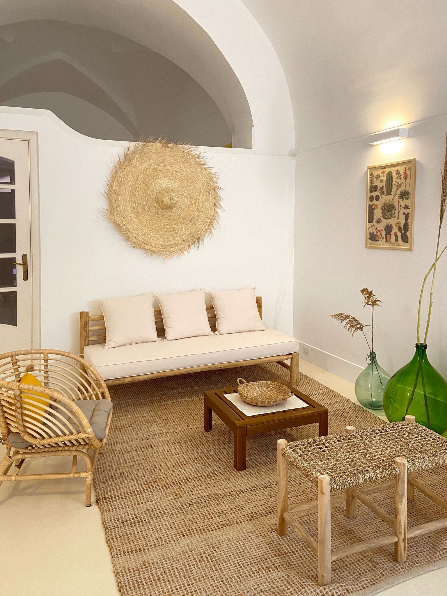 salon maison Pouilles décoration contemporaine naturelle