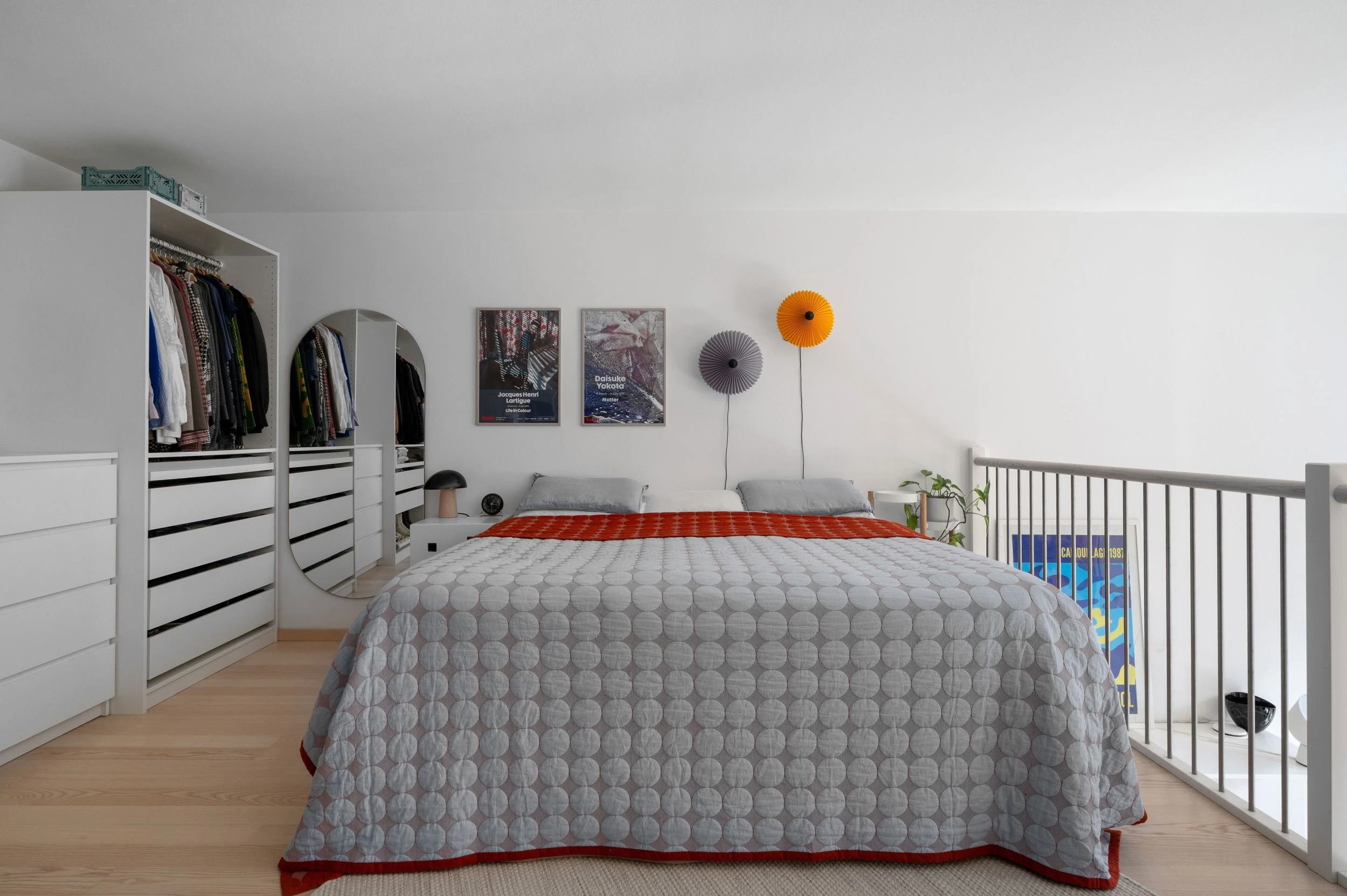chambre sur mezzanine deux-pièces 61m2 en duplex