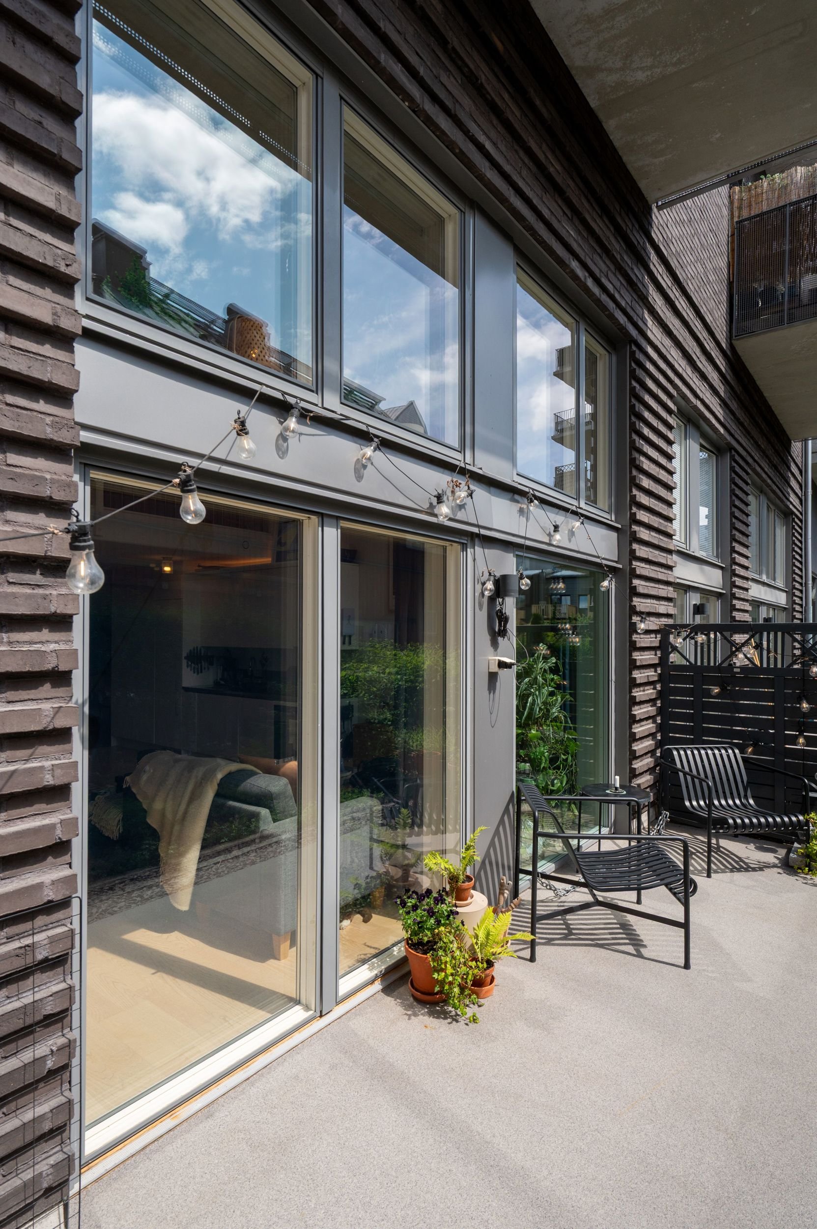 jardin pation appartement 