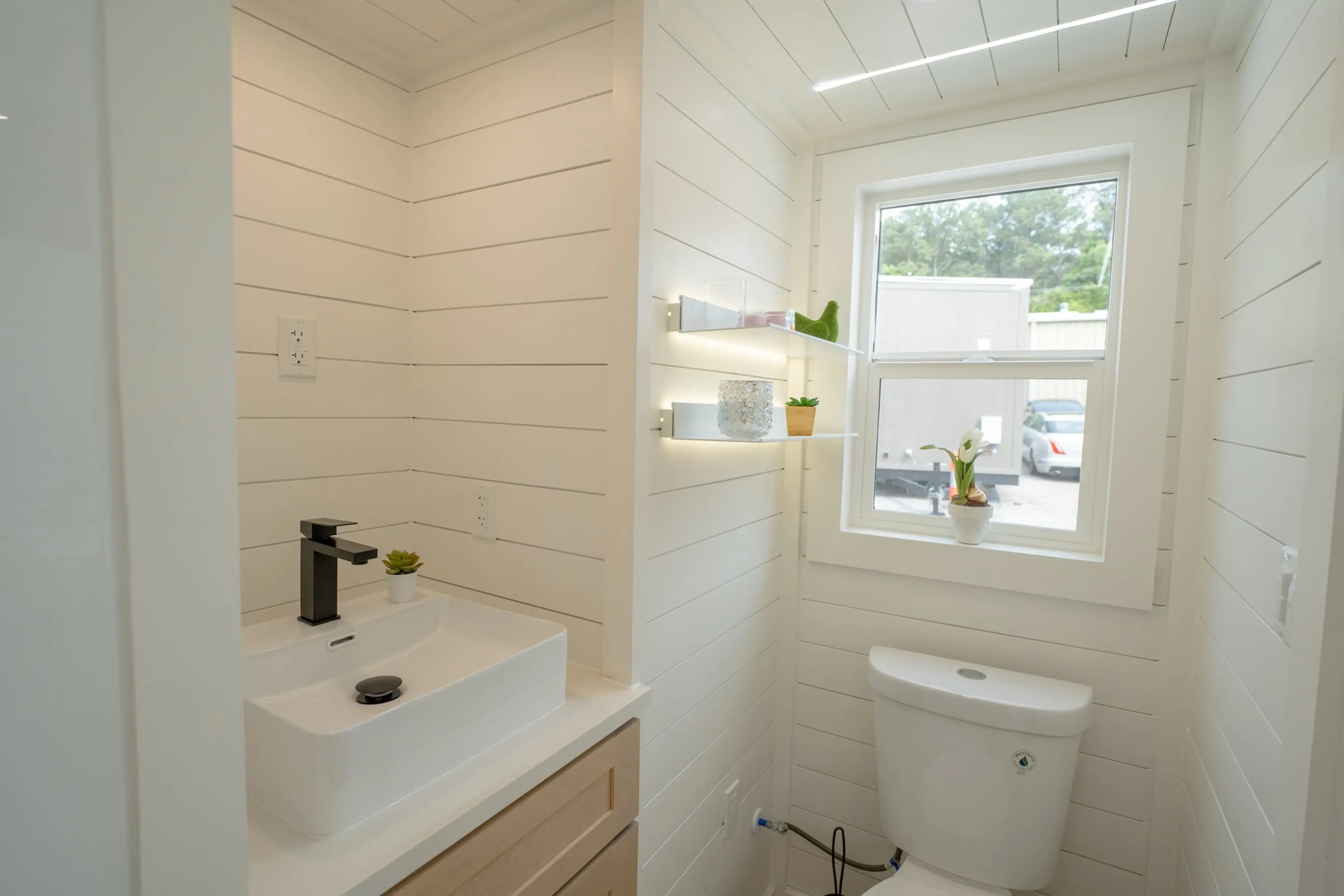 salle de bain mini maison mobile