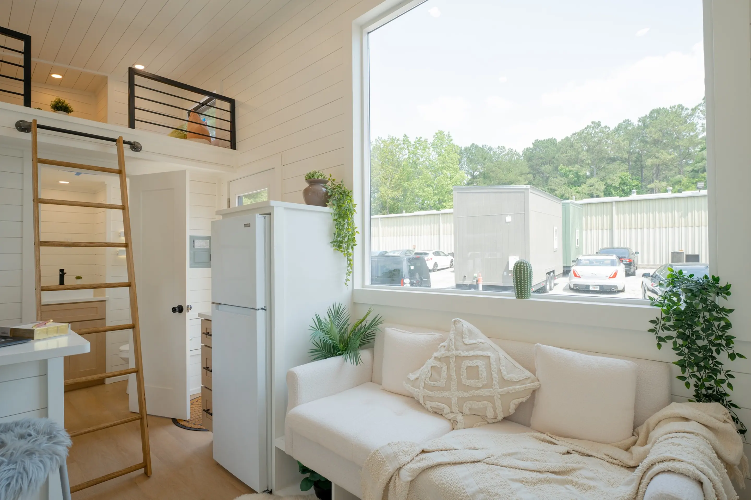 salon tiny house 19m2
